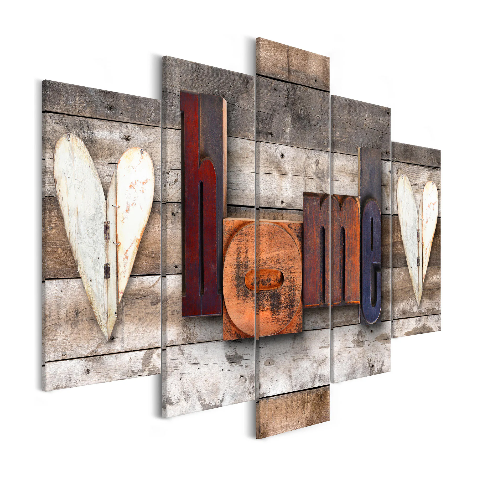 Tavla Arkiio Enchanted Cottage 5 delar 225x100