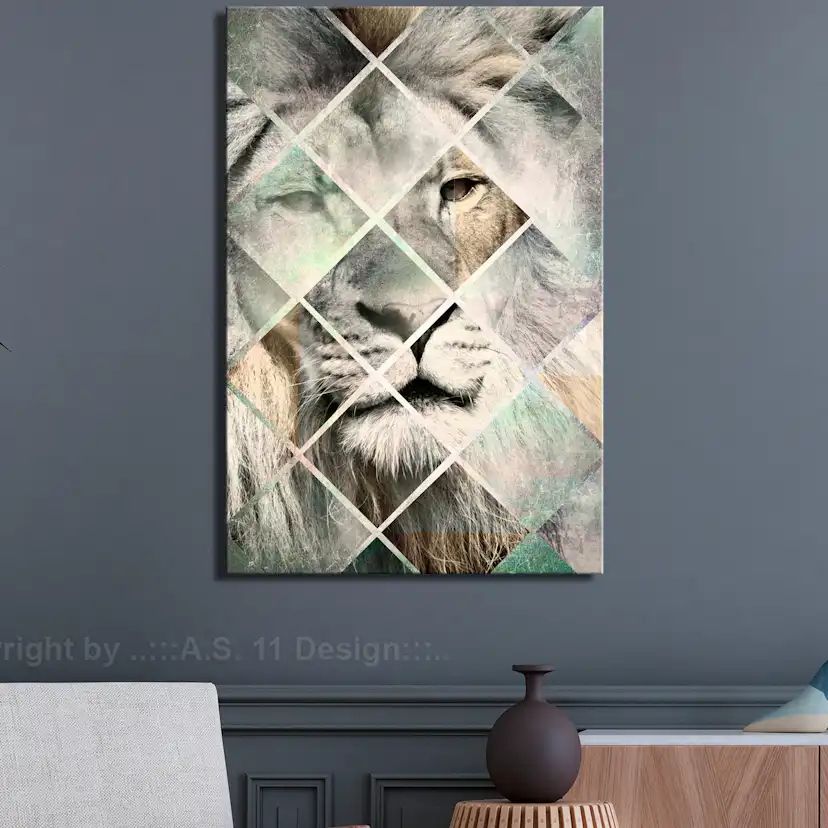 Tavla Arkiio Lion on The Chessboard