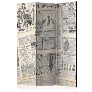 Rumsavdelare Arkiio Vintage Newspapers 135x172 cm