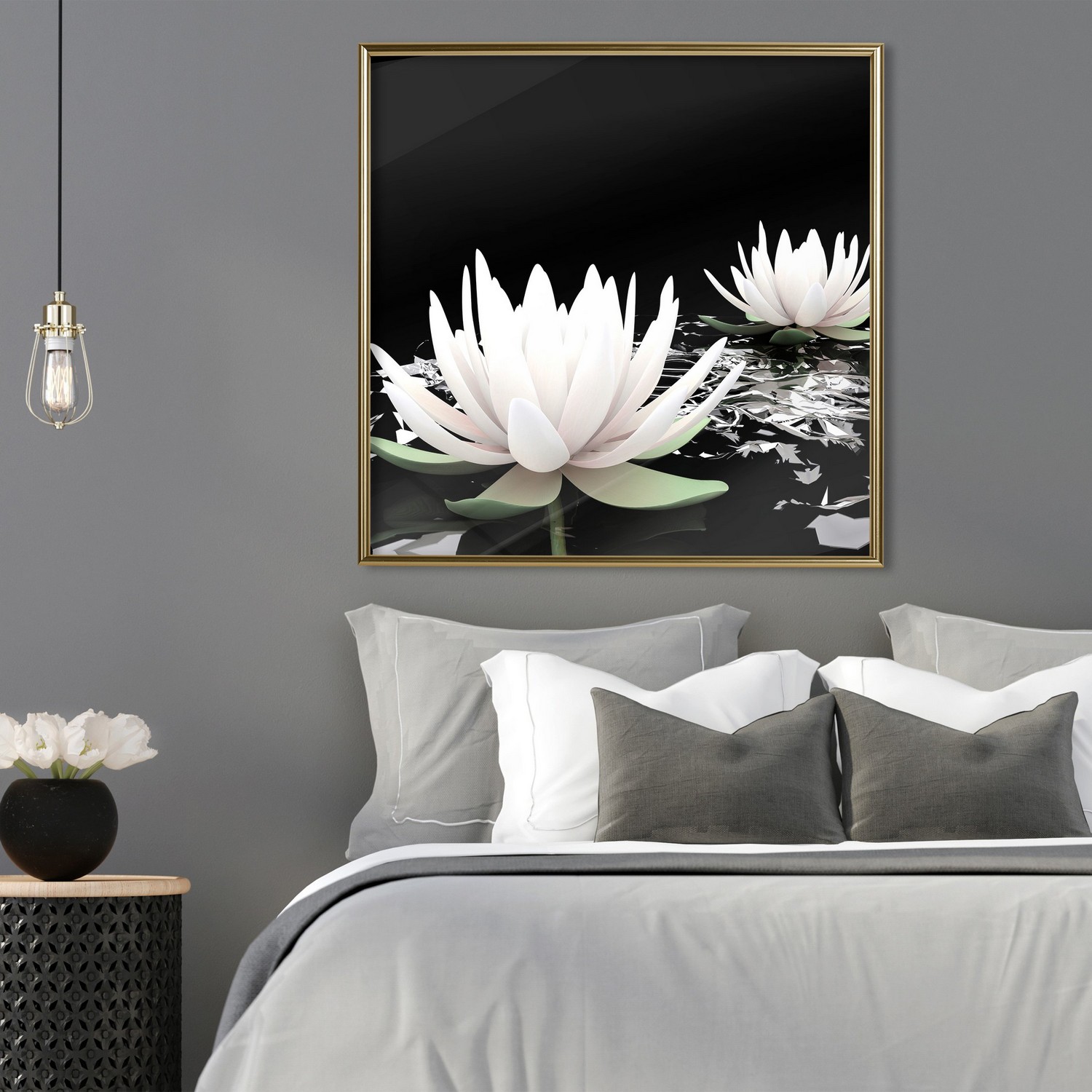 Poster Artgeist Affisch Lotus Flowers