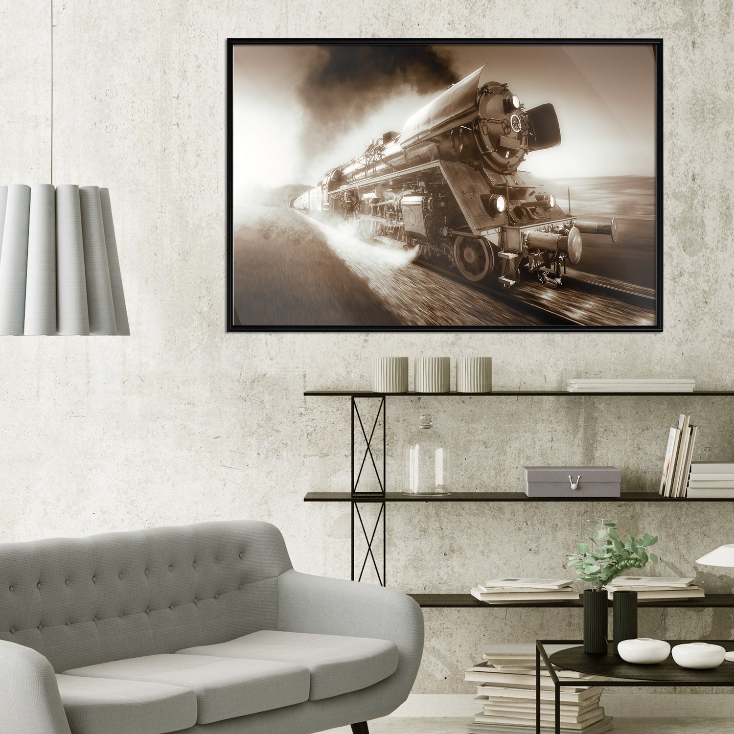 Poster Artgeist Affisch Locomotive