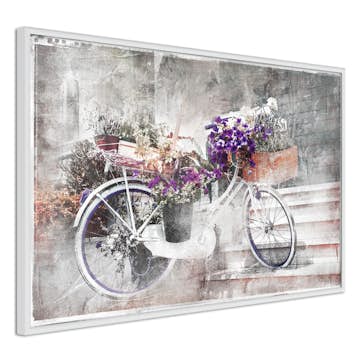 Poster Artgeist Affisch Floral Bike