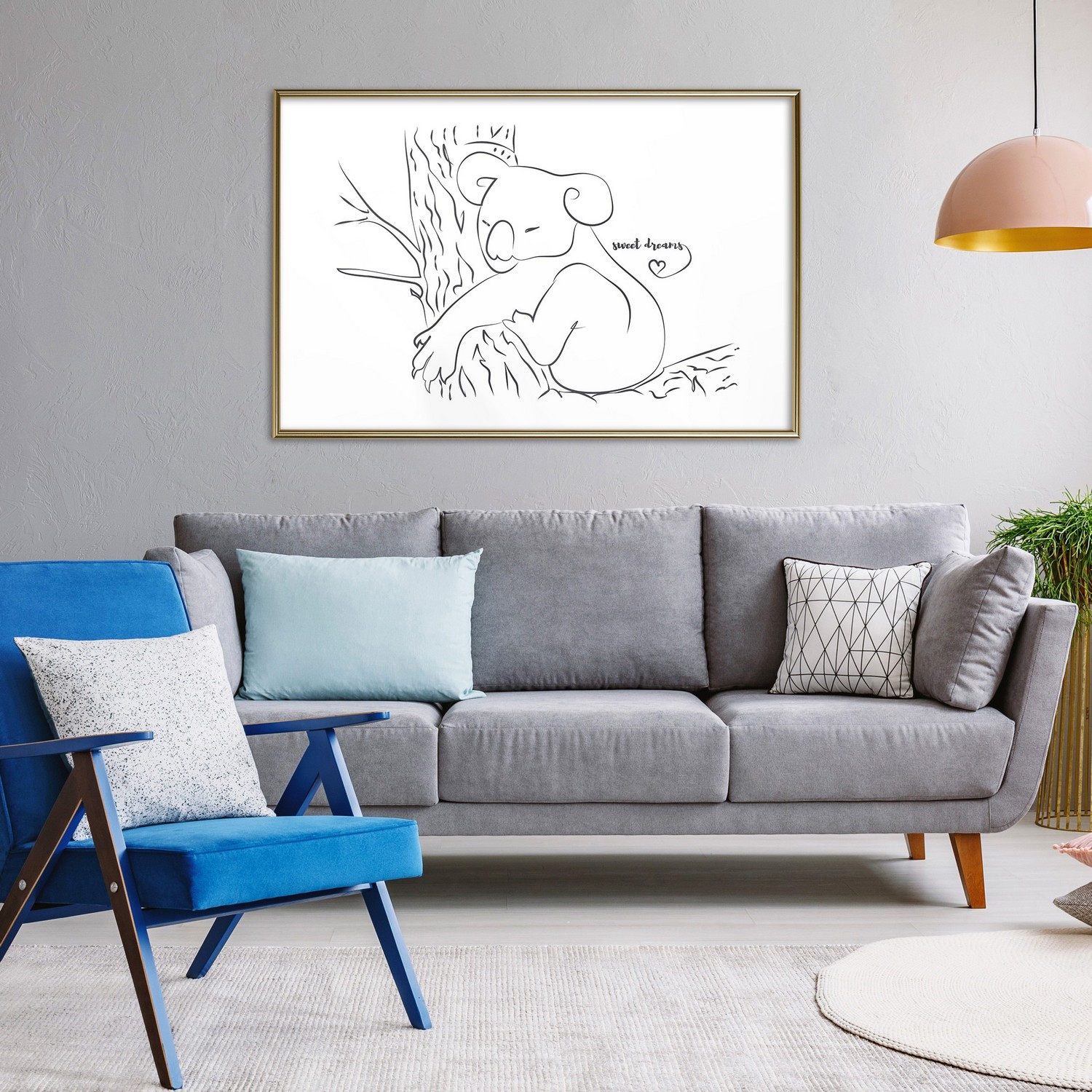 Poster Artgeist Affisch Sleepy Koala