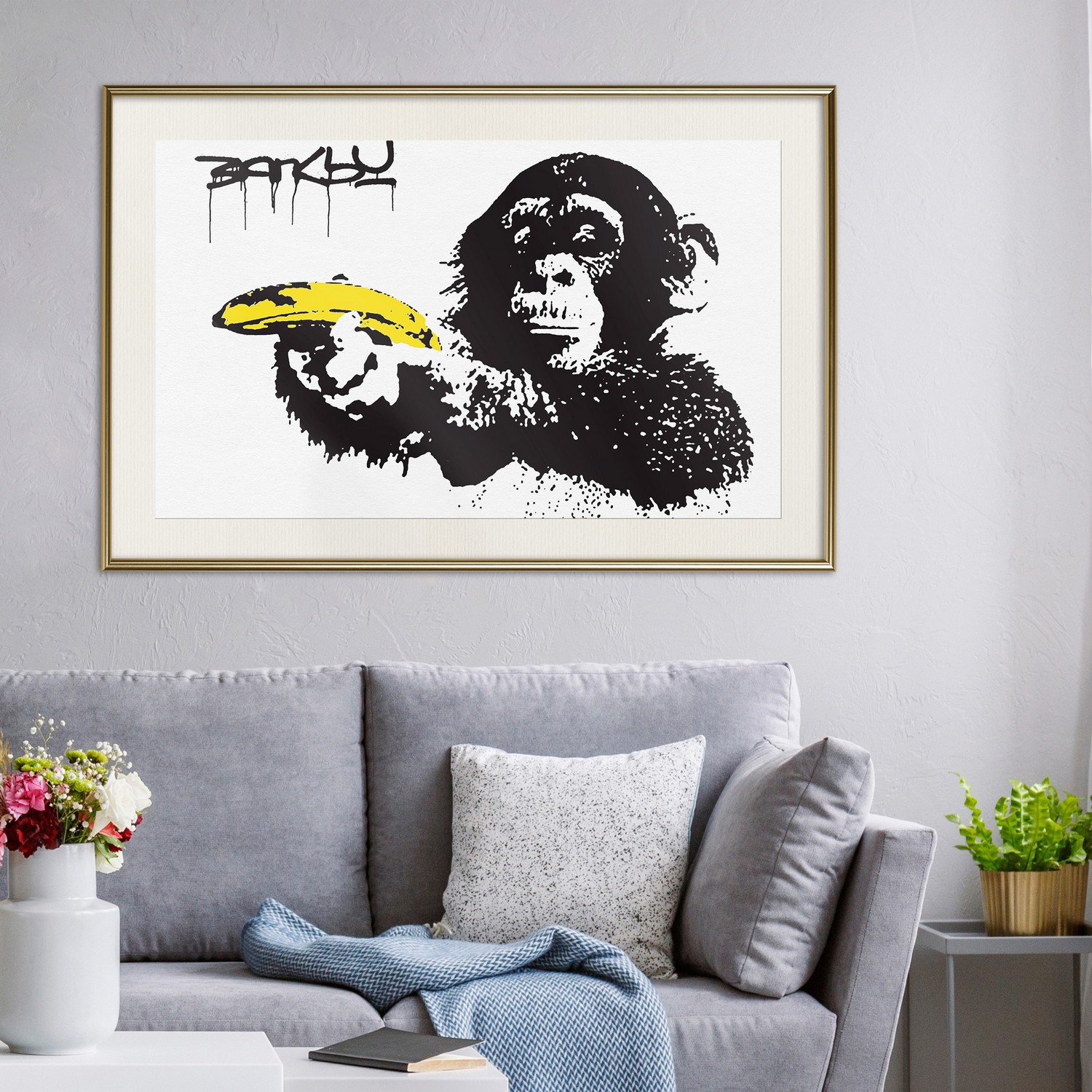 Poster Artgeist Affisch Banana Gun