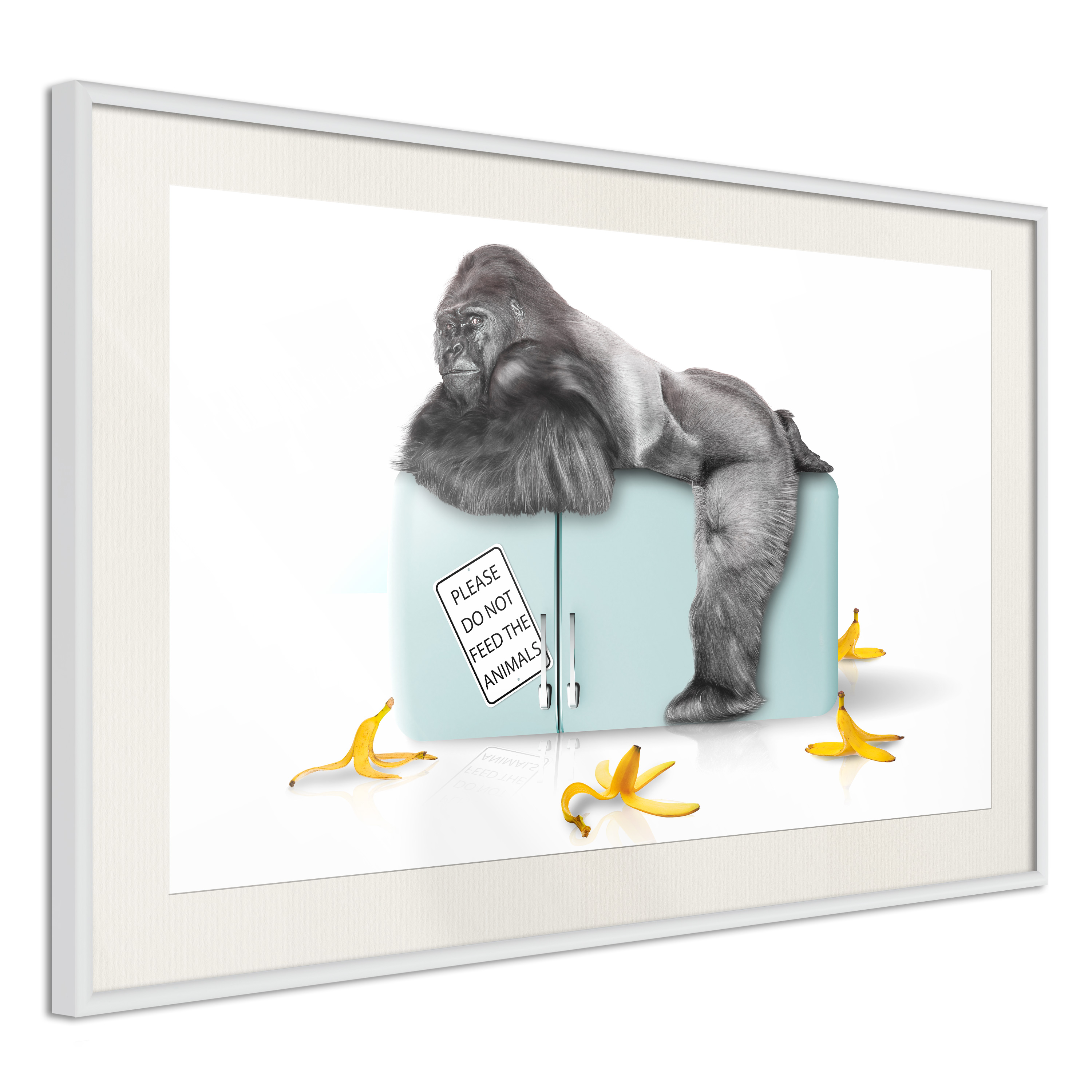 Poster Artgeist Affisch Hungry Gorilla