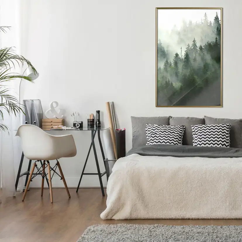 Poster Artgeist Affisch Coniferous Forest