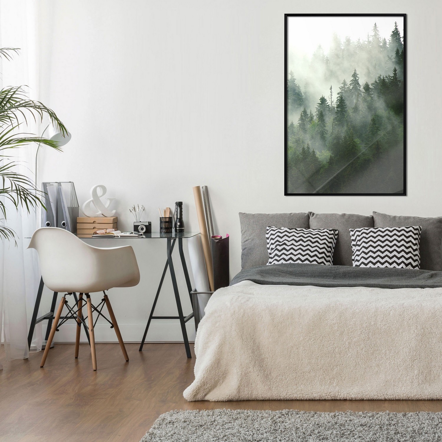 Poster Artgeist Affisch Coniferous Forest