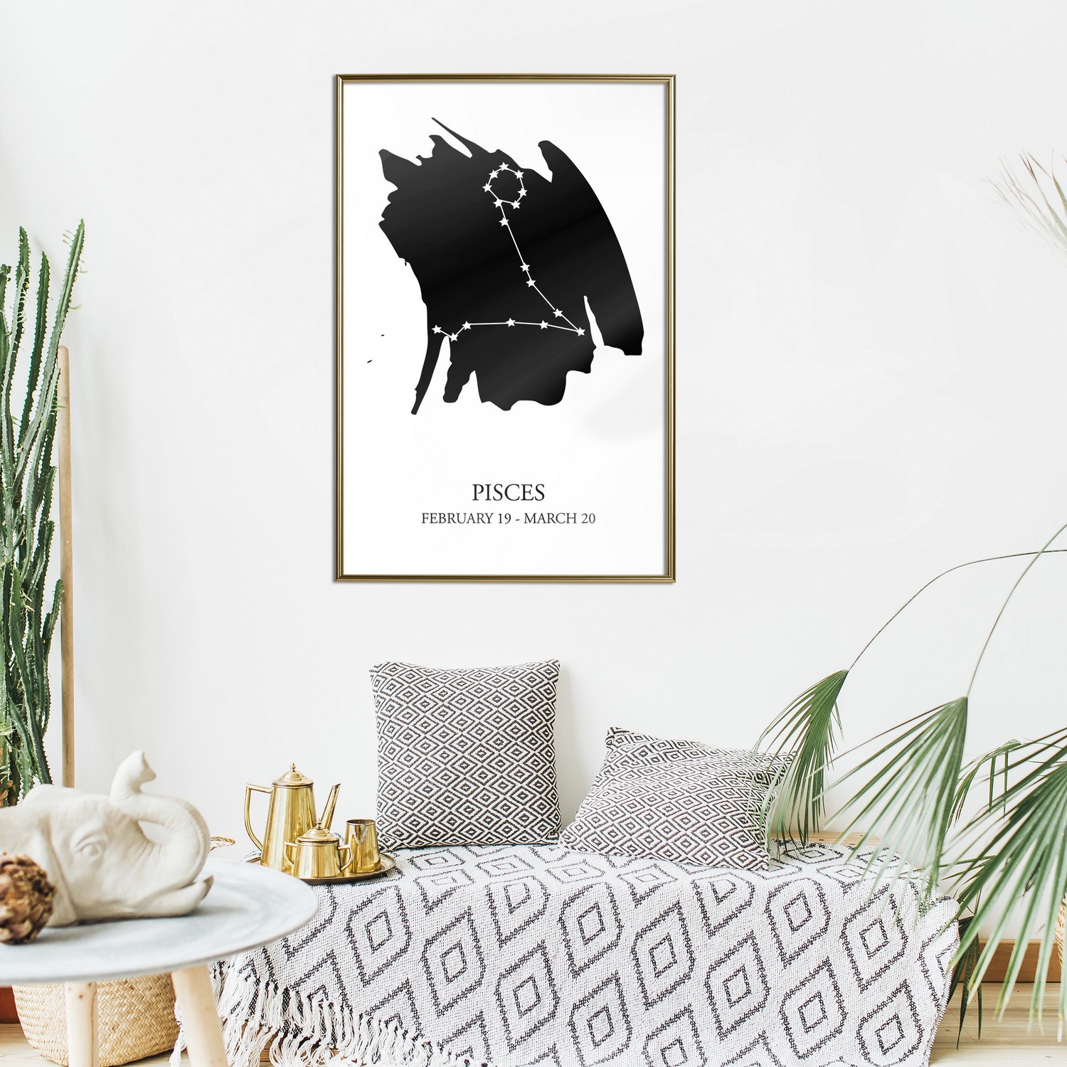 Poster Artgeist Affisch Zodiac Signs Pisces