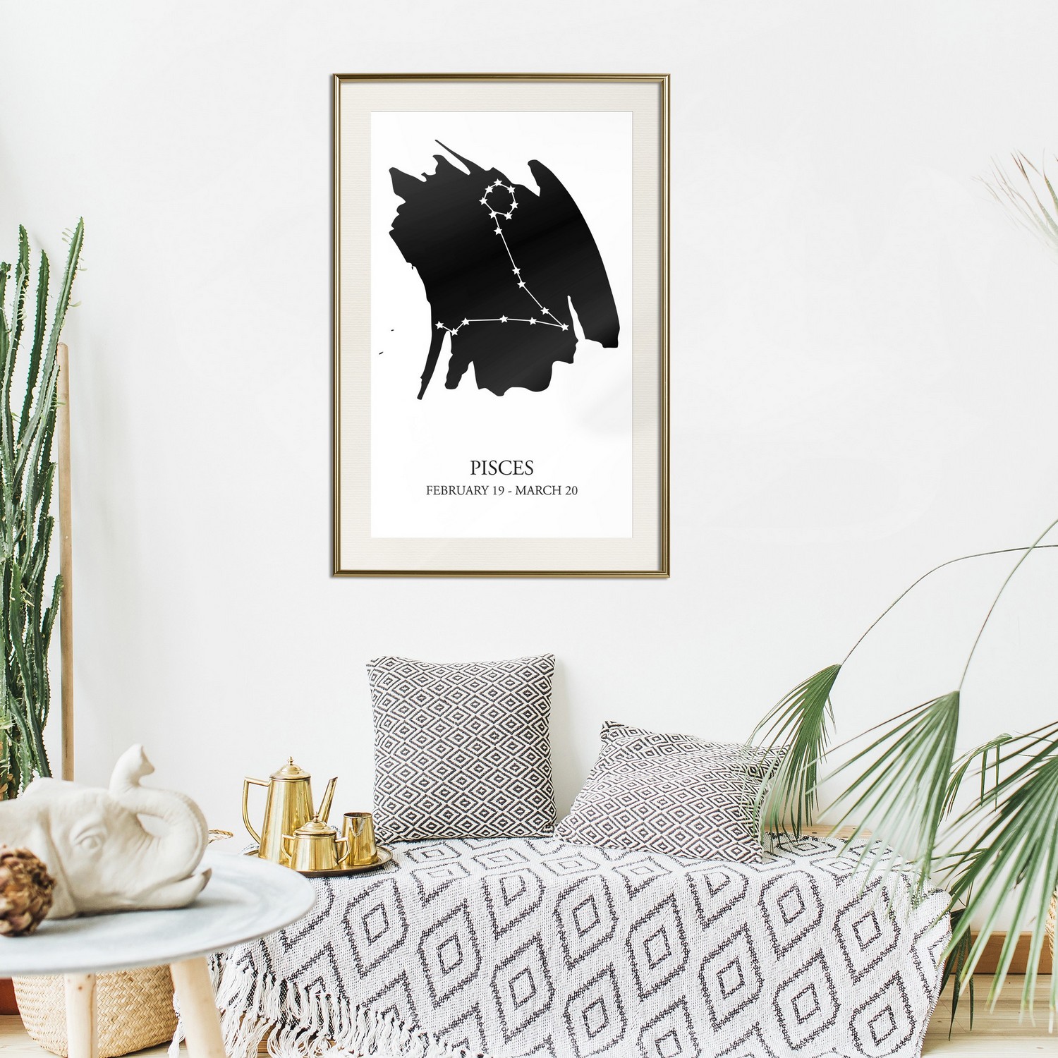 Poster Artgeist Affisch Zodiac Signs Pisces