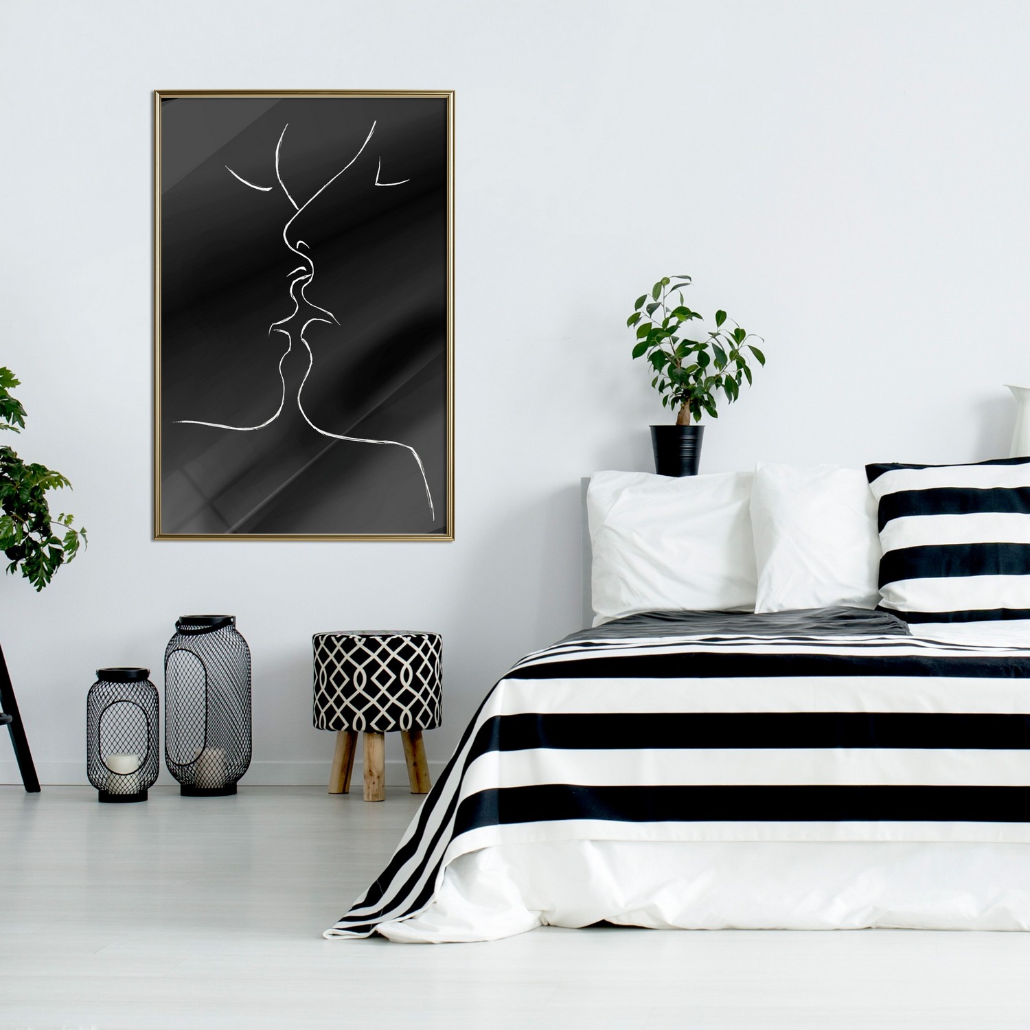 Poster Artgeist Affisch Kiss