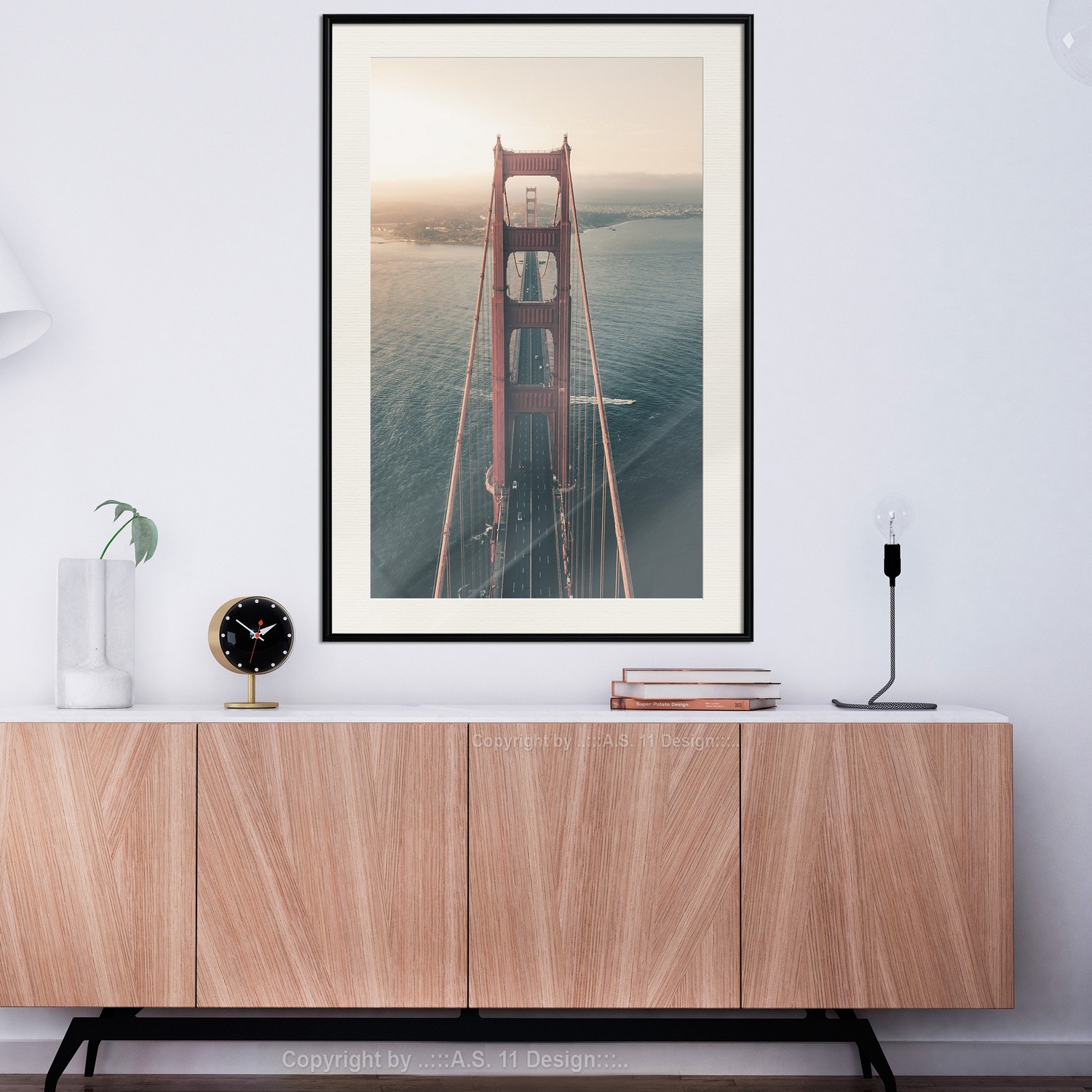 Poster Artgeist Affisch Golden Gate Bridge