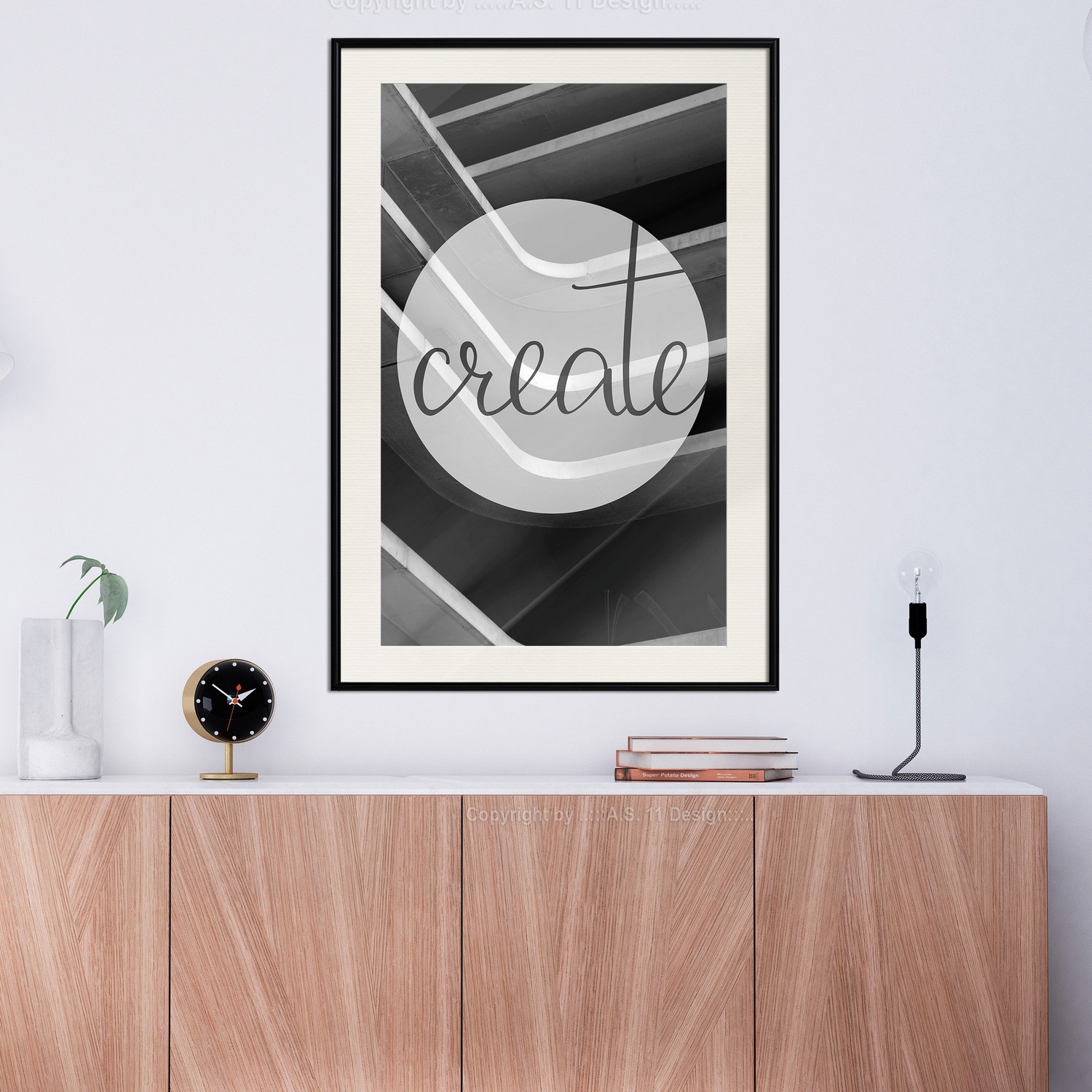 Poster Artgeist Affisch Create