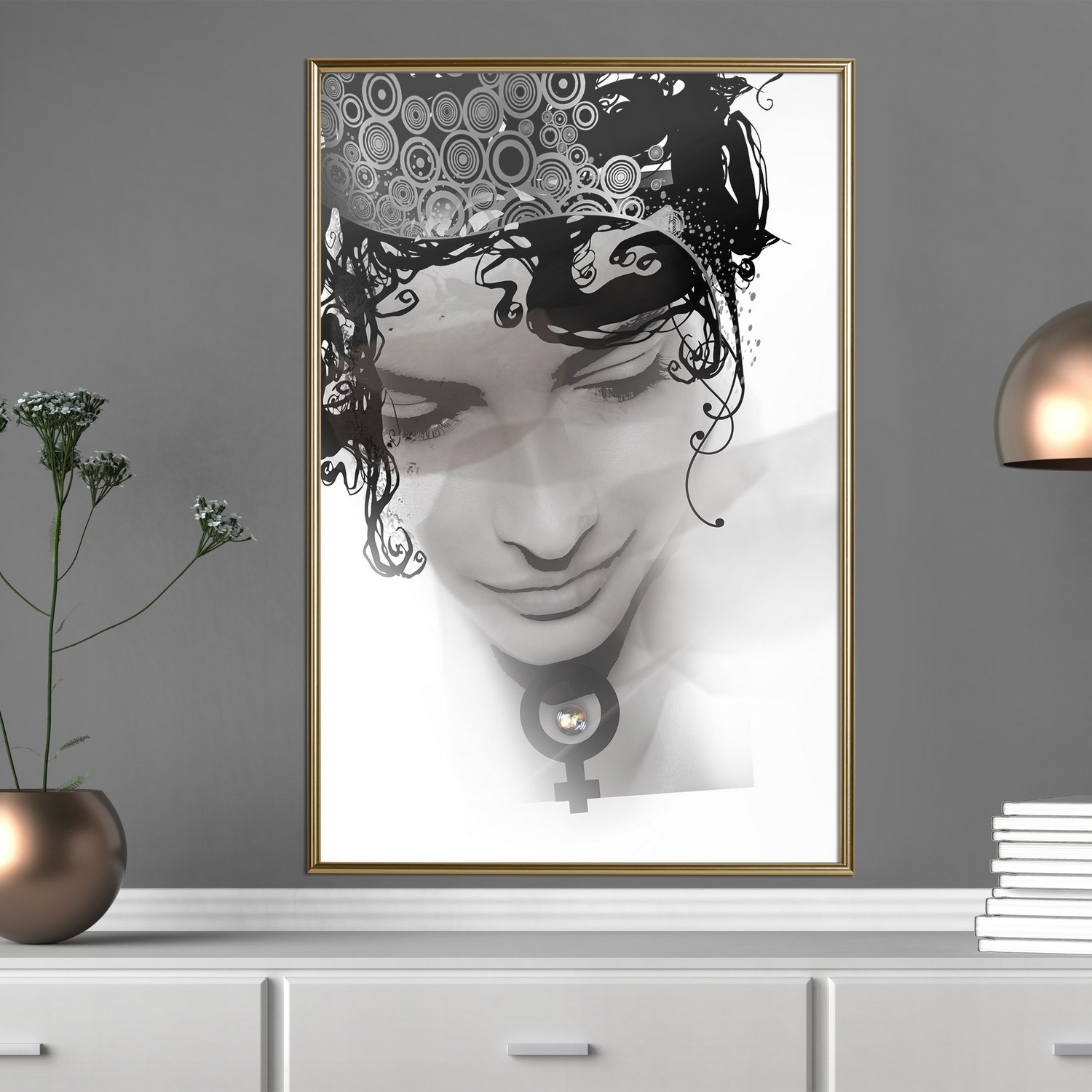 Poster Artgeist Affisch Female Beauty