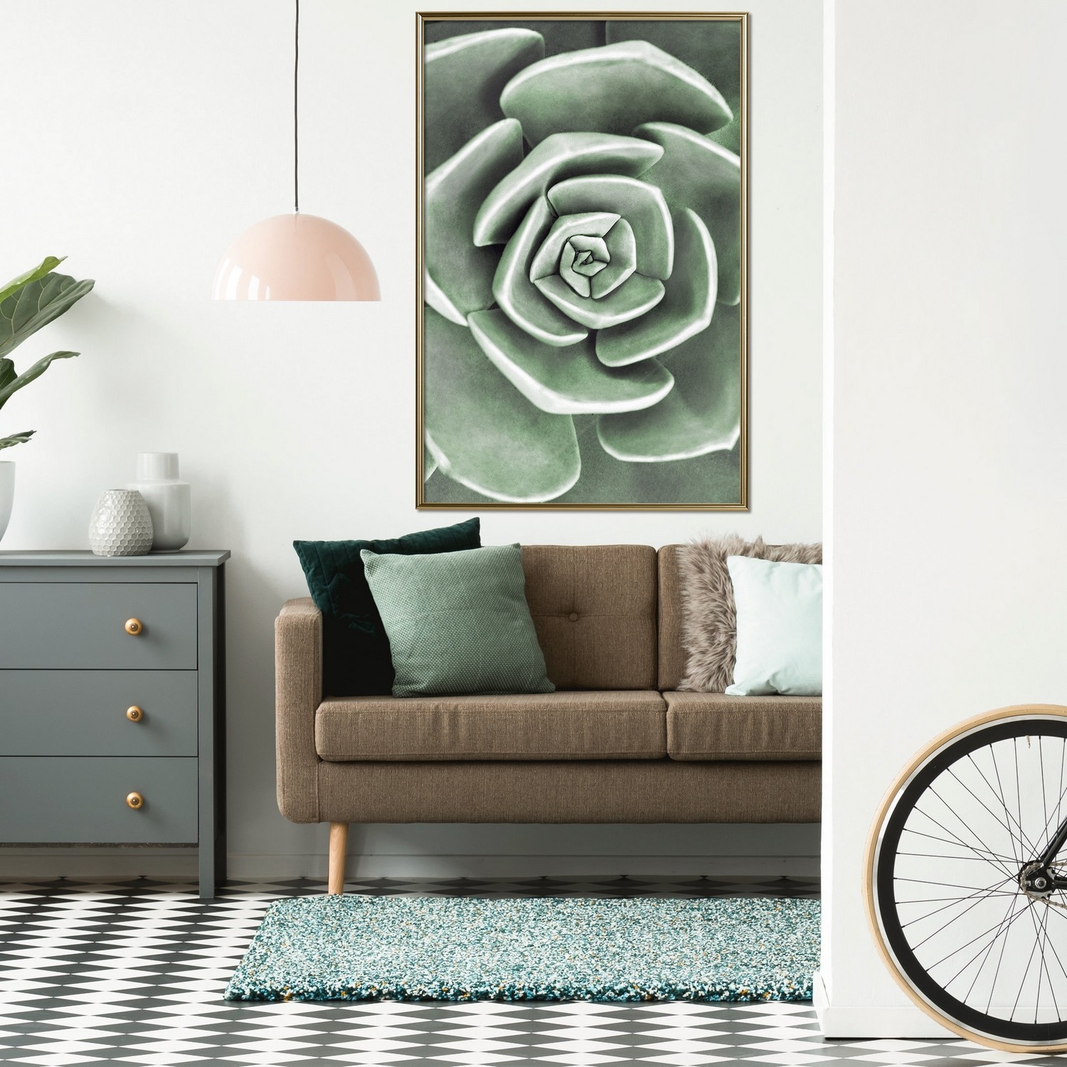 Poster Artgeist Affisch Beautiful Succulent