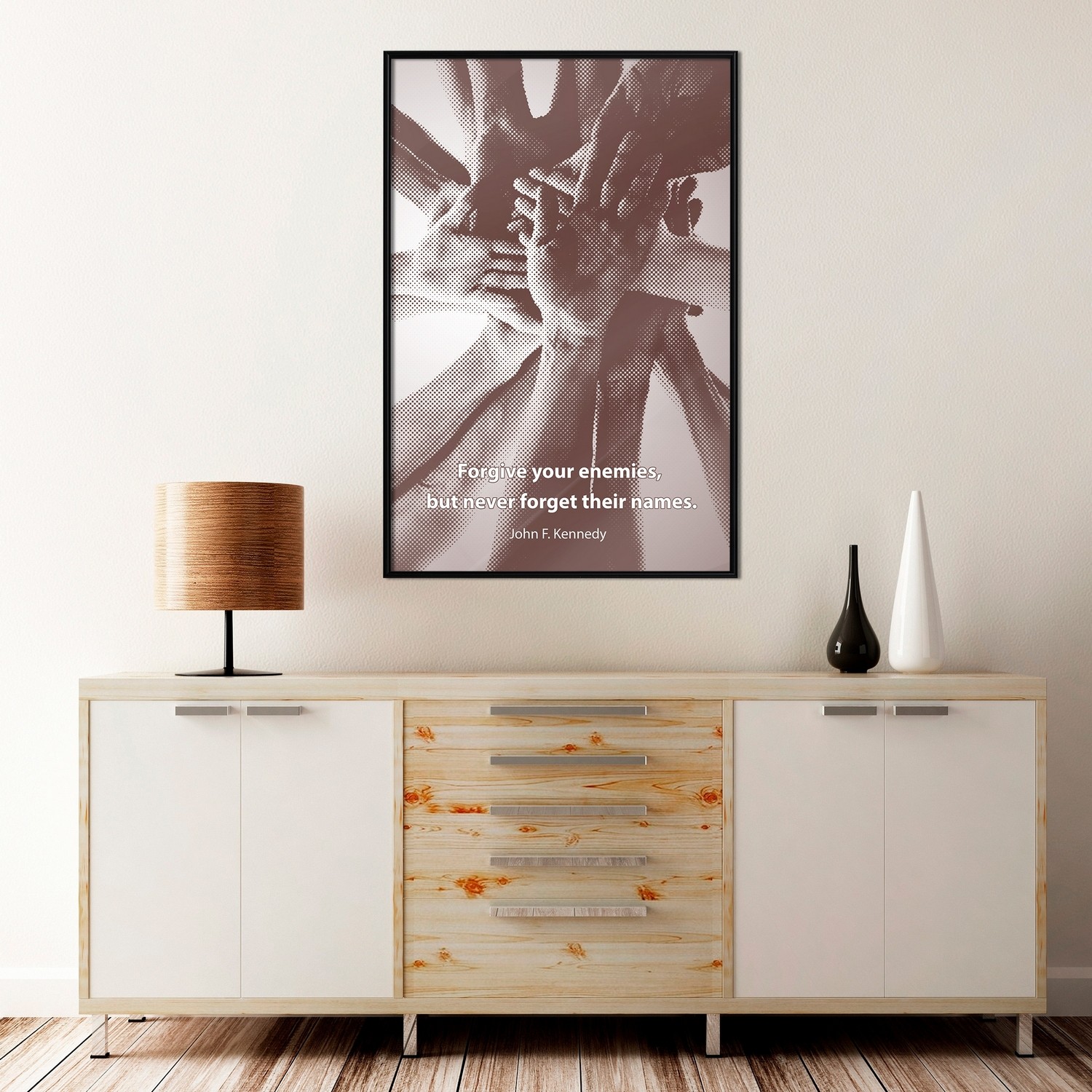 Poster Artgeist Affisch Forgive Your Enemies, But Never Forget Their Names