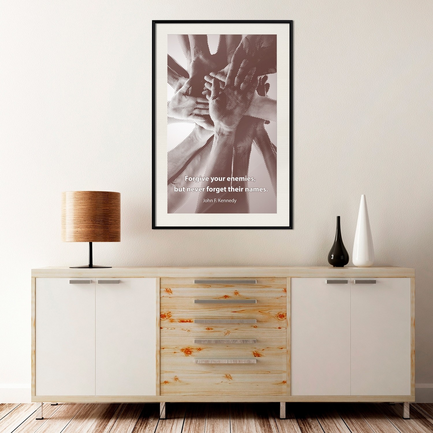 Poster Artgeist Affisch Forgive Your Enemies, But Never Forget Their Names