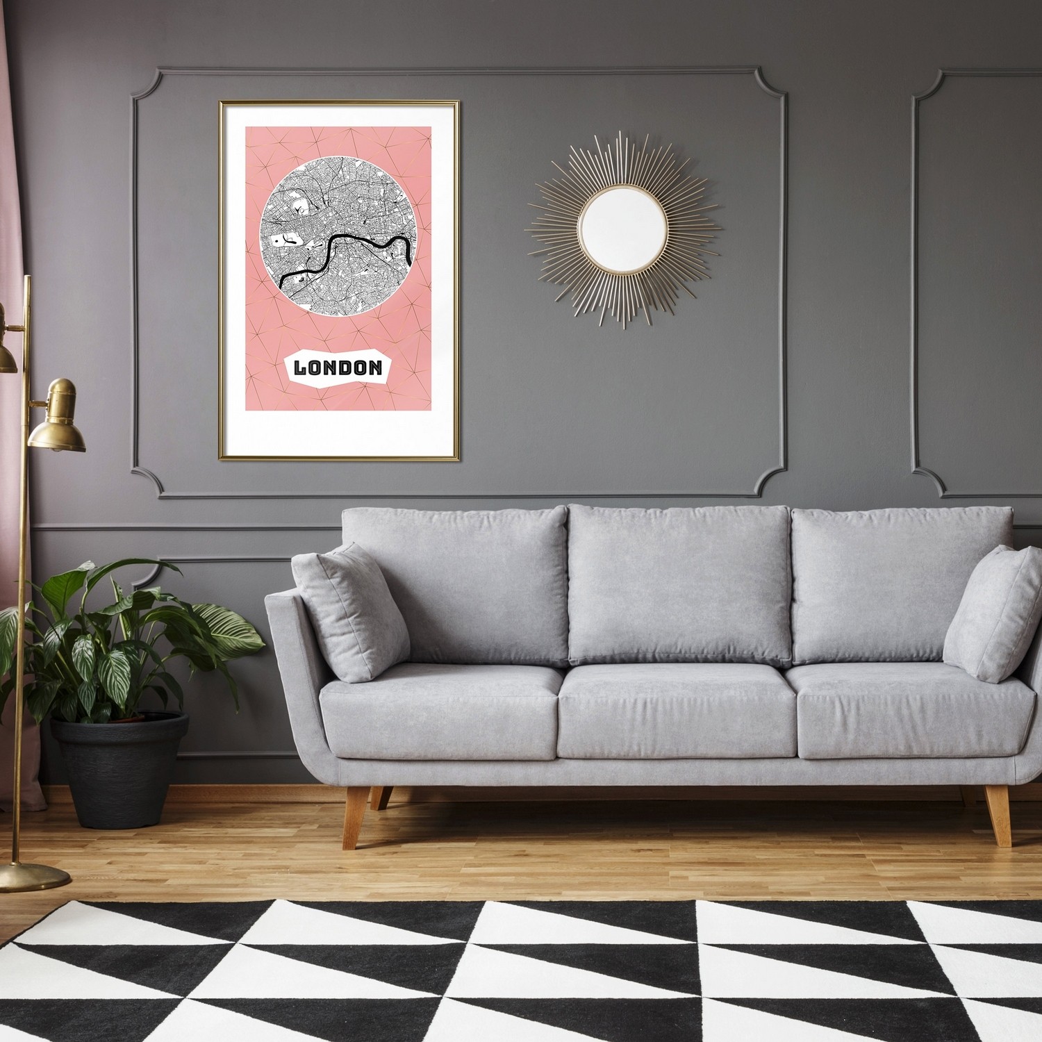 Poster Artgeist Affisch Central London