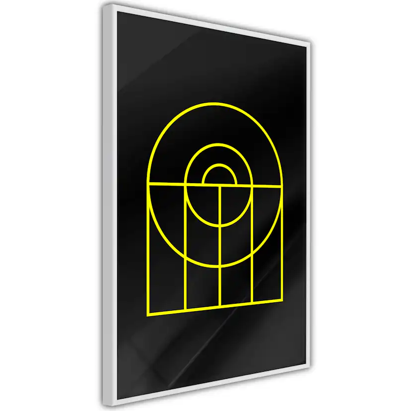 Poster Artgeist Affisch Black Geometry