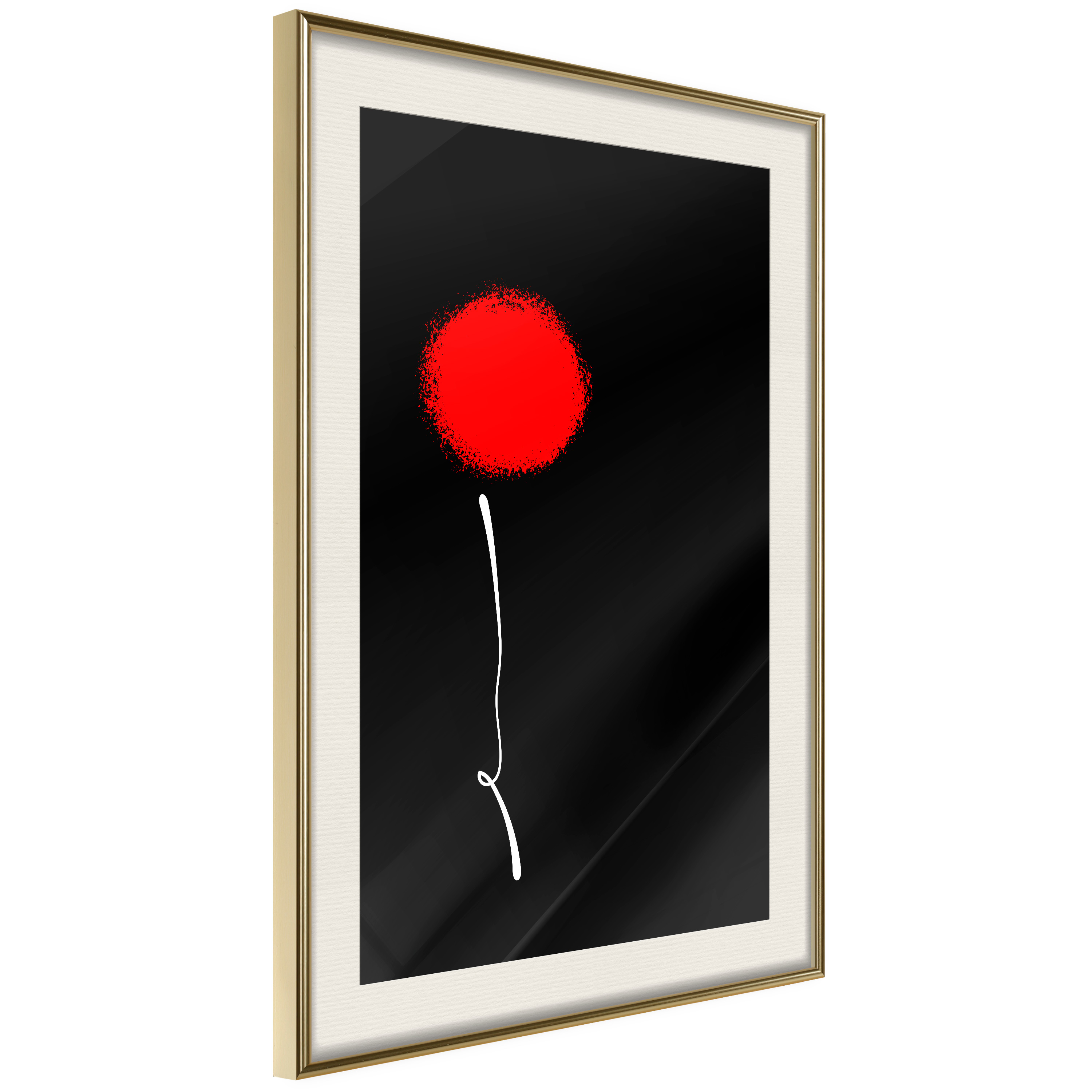 Poster Artgeist Affisch Minimalist Flower