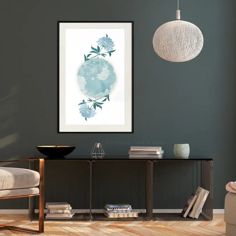 Poster Artgeist Affisch Floral Planet