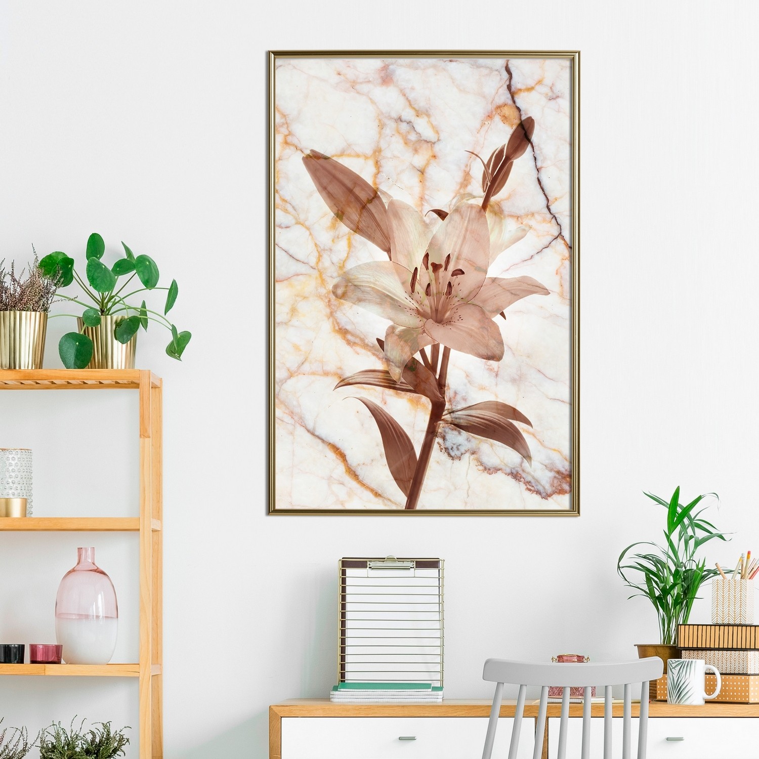 Poster Artgeist Affisch Milan Lily