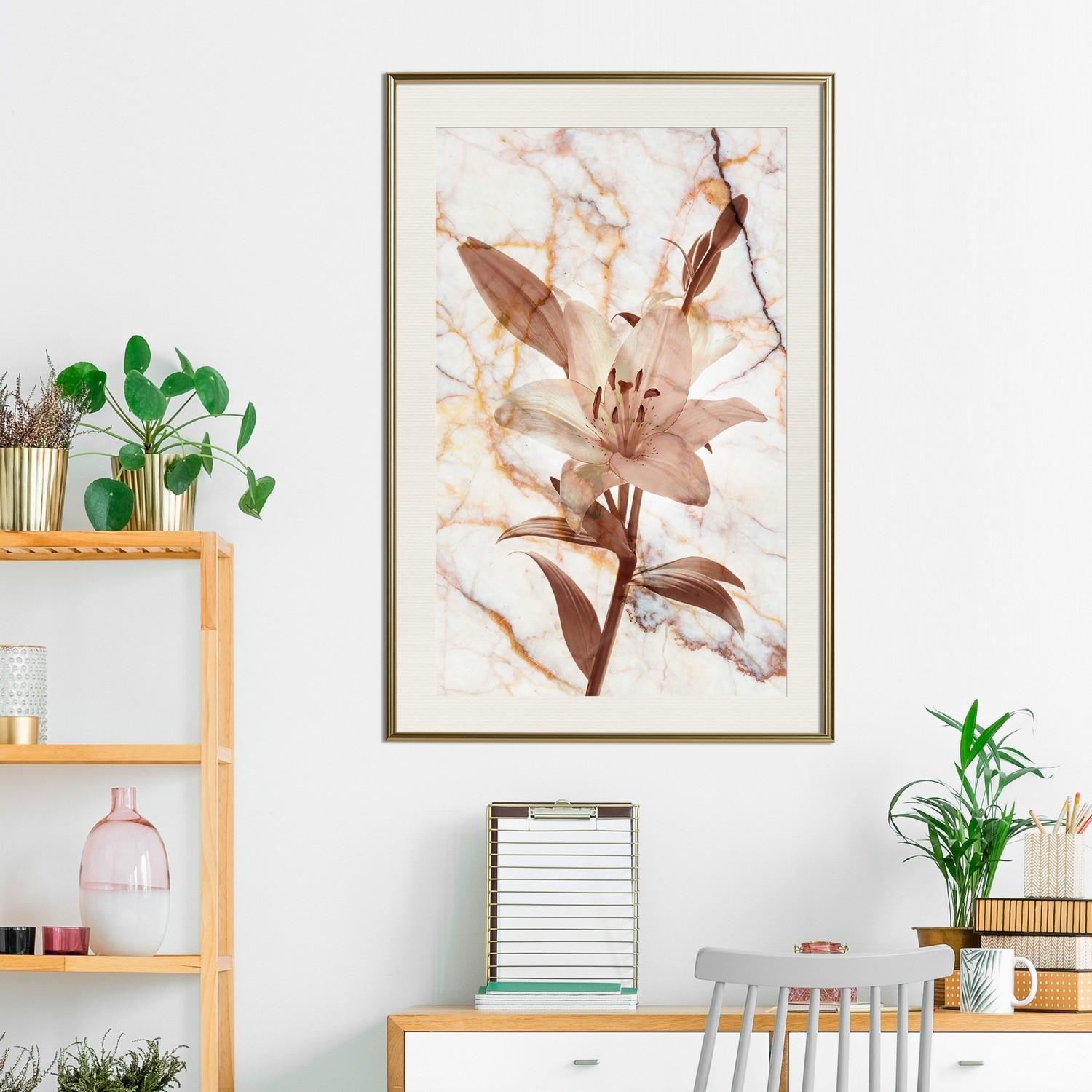 Poster Artgeist Affisch Milan Lily