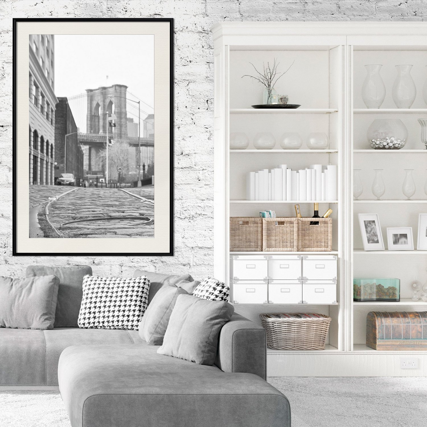 Poster Artgeist Affisch Brooklyn Bridge