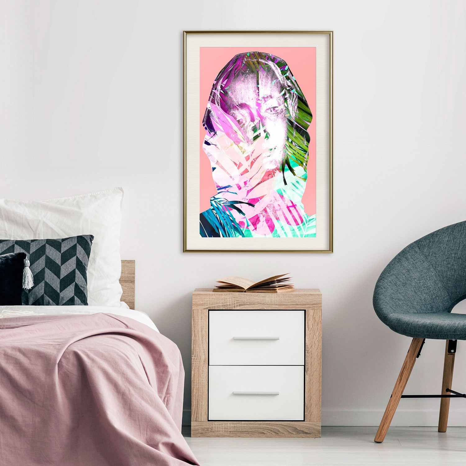 Poster Artgeist Affisch Palm Madonna