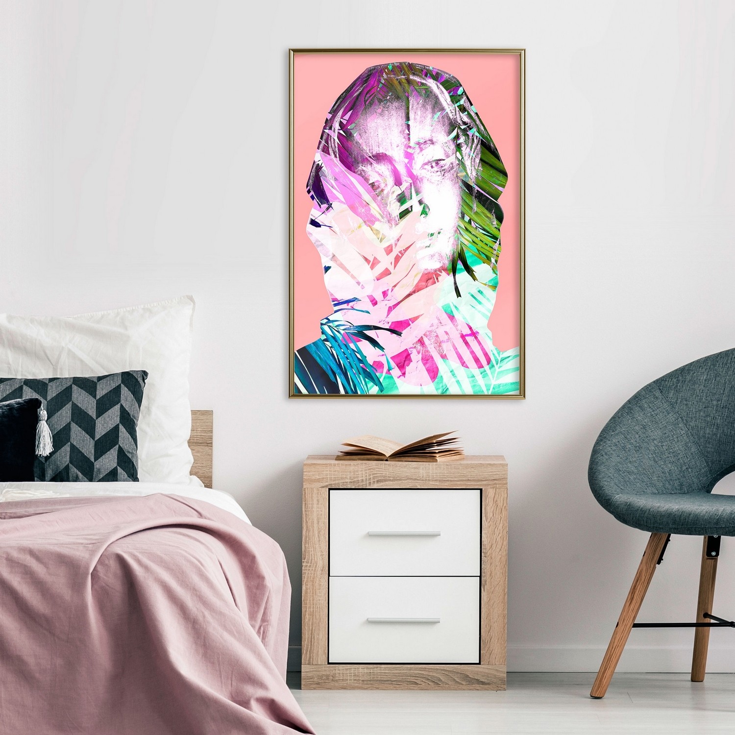 Poster Artgeist Affisch Palm Madonna