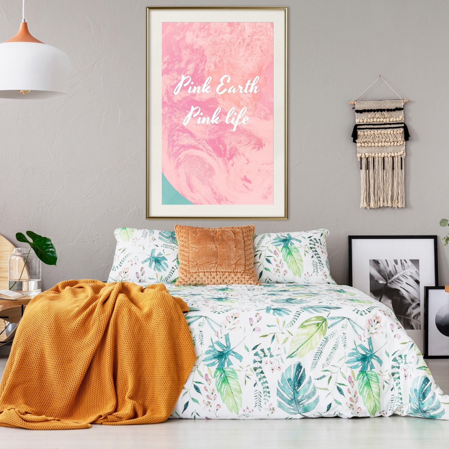 Poster Artgeist Affisch Pink Earth, Pink Life