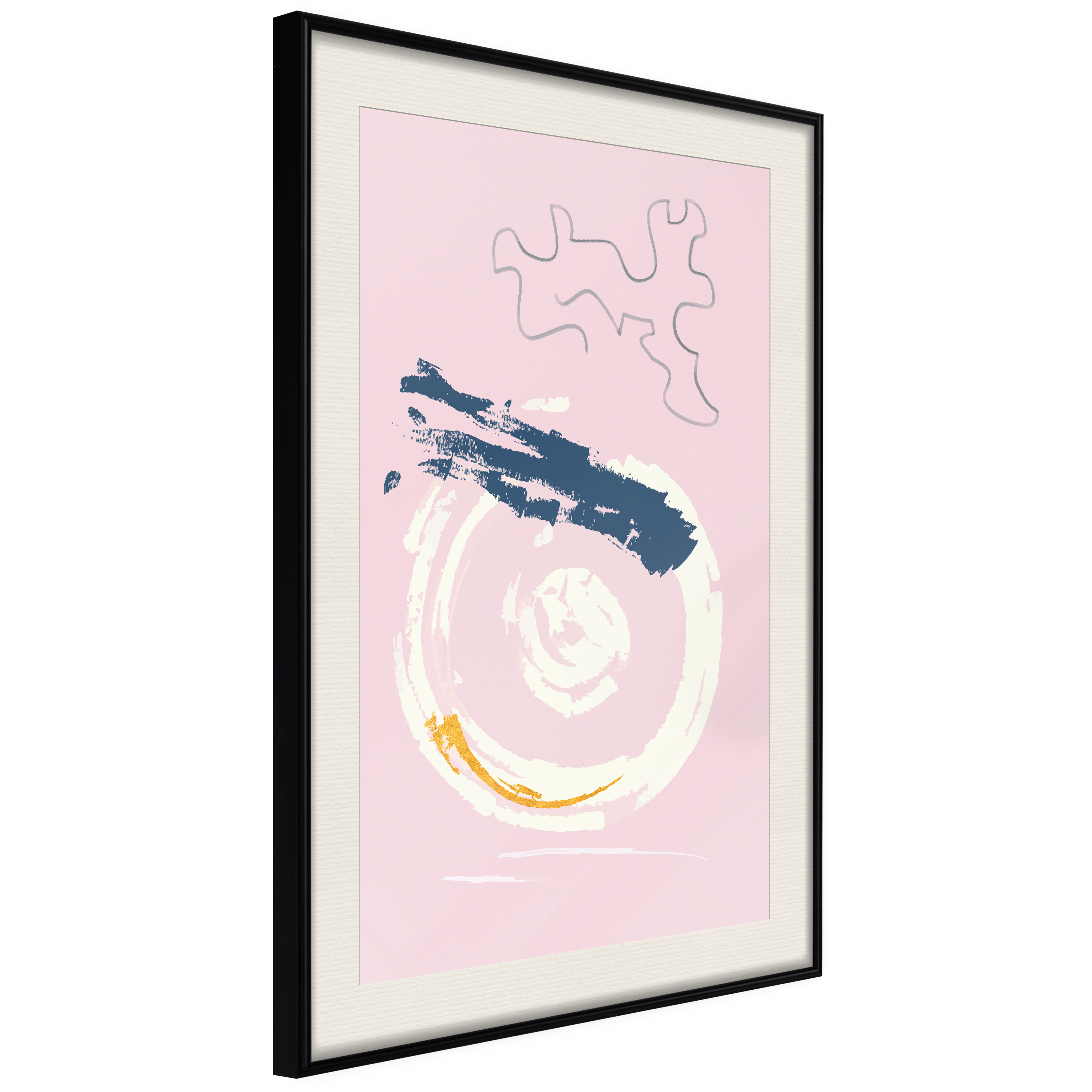 Poster Artgeist Affisch Pink Accent