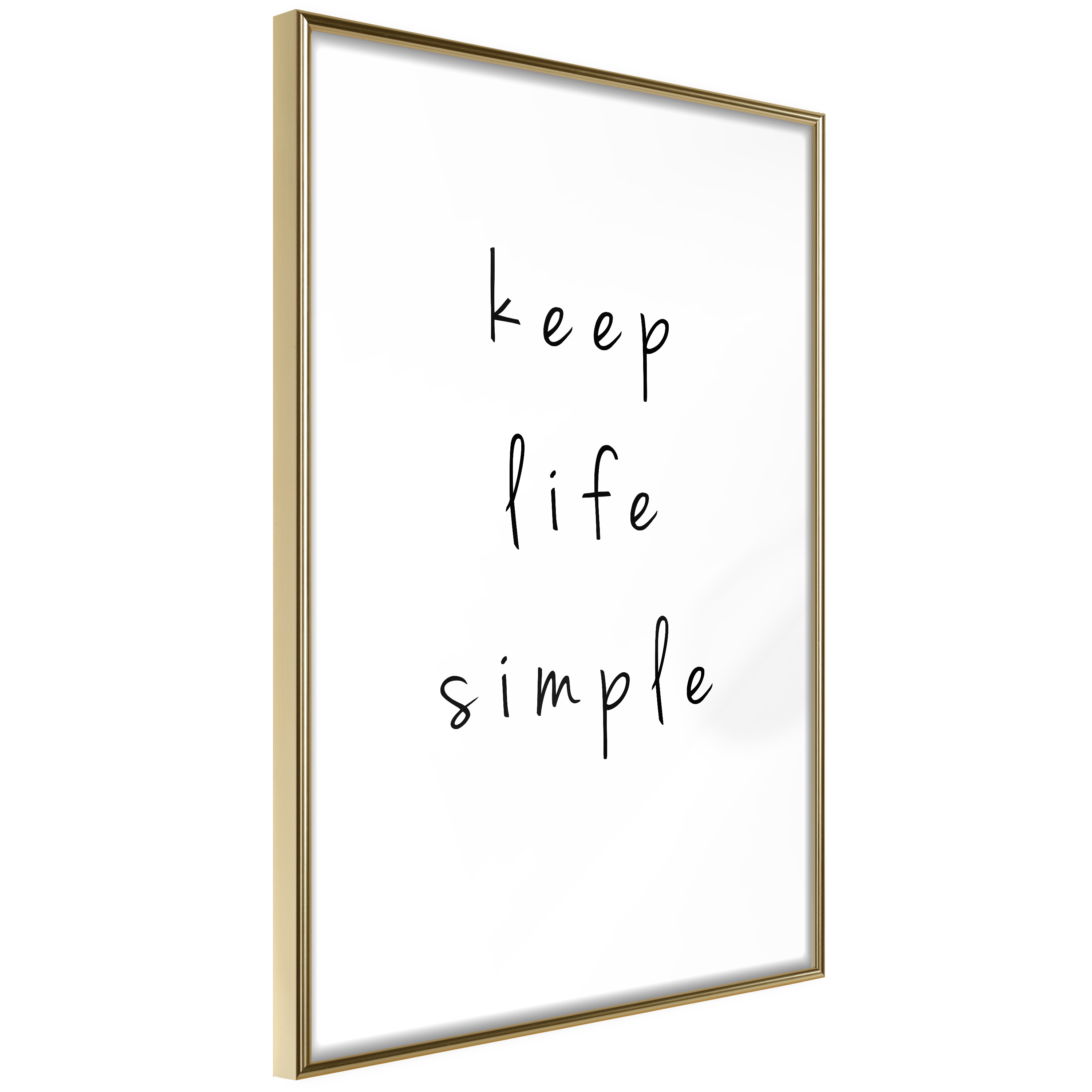 Poster Artgeist Affisch Keep Life Simple