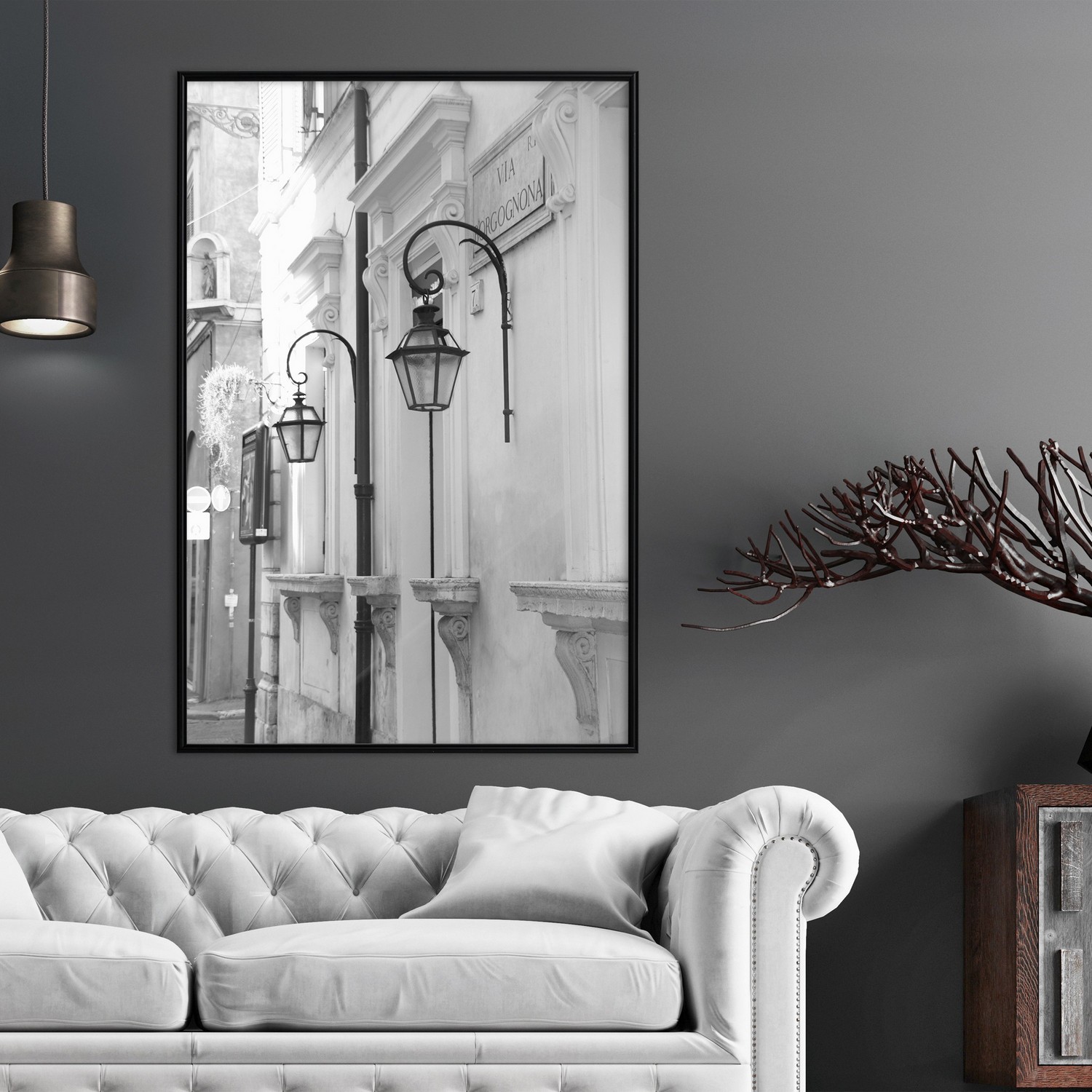 Poster Artgeist Affisch Street Lamps