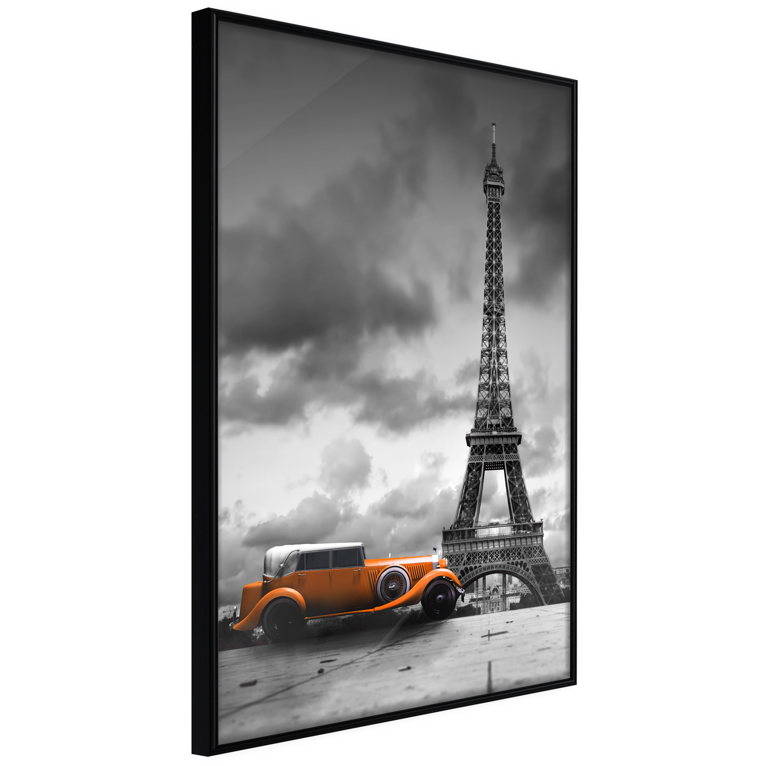 Poster Artgeist Affisch Orange Car