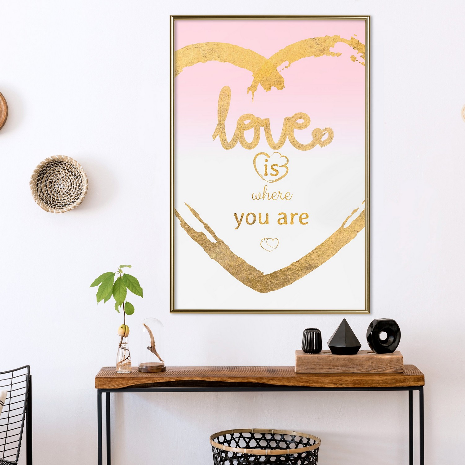 Poster Artgeist Affisch Love Is Where You Are