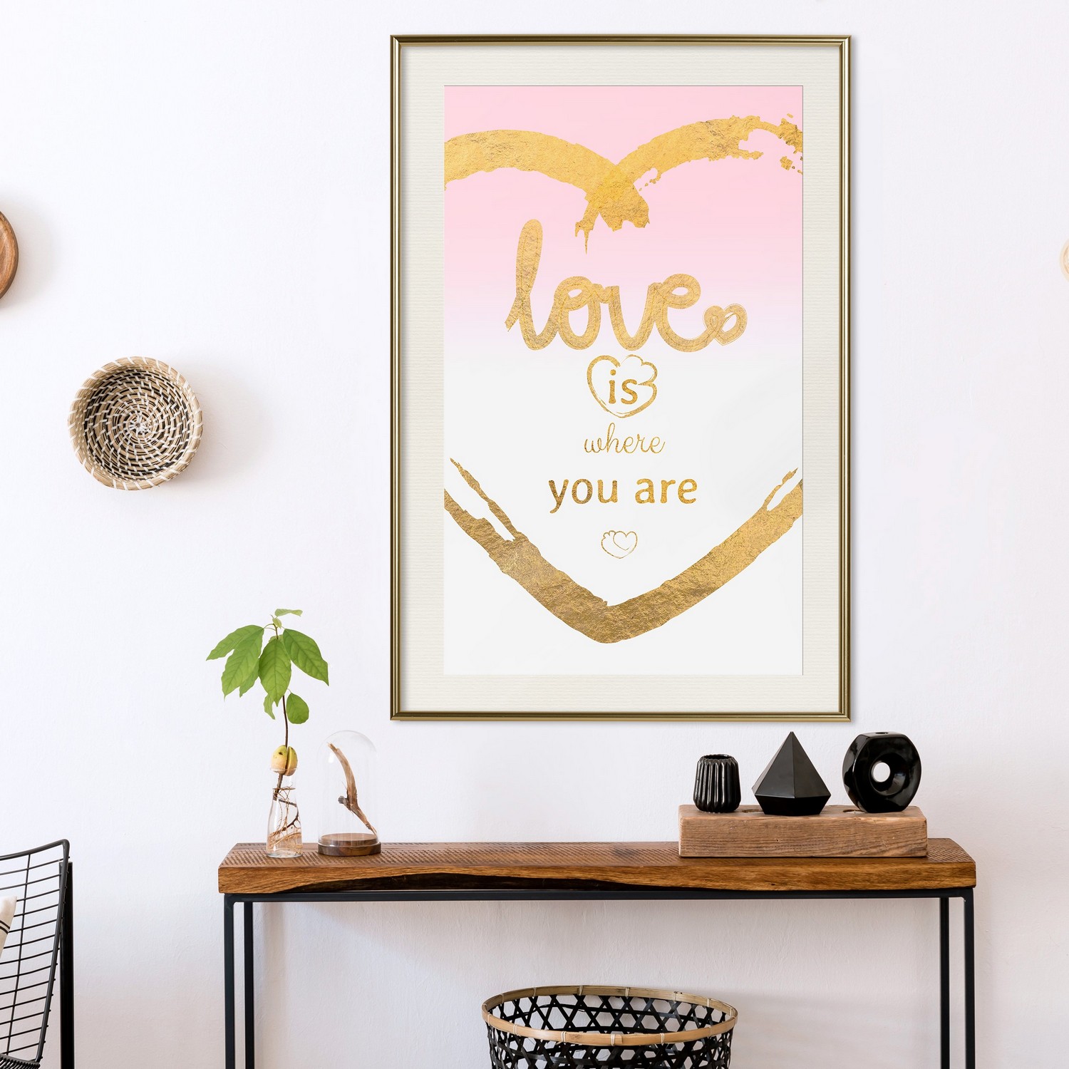 Poster Artgeist Affisch Love Is Where You Are