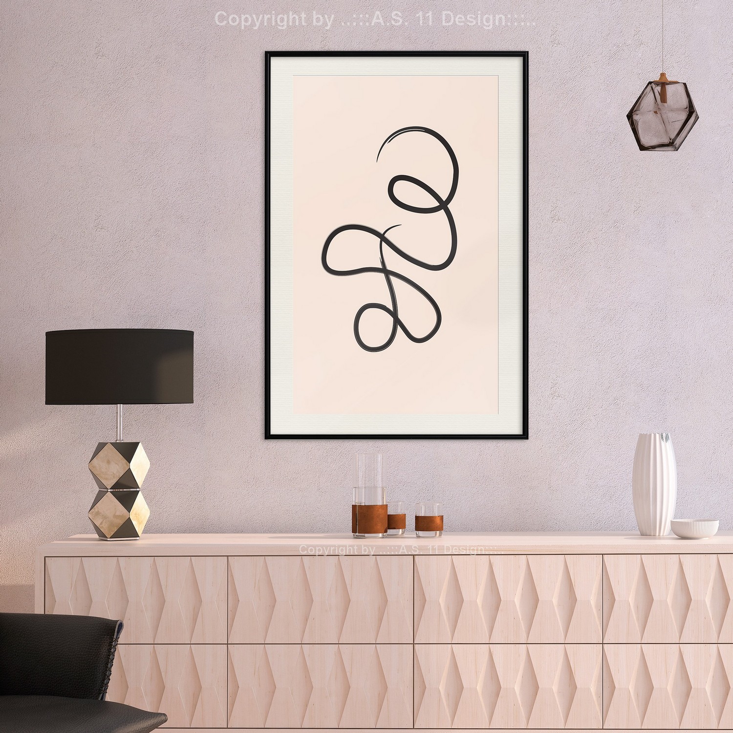 Poster Artgeist Affisch Thought Loop