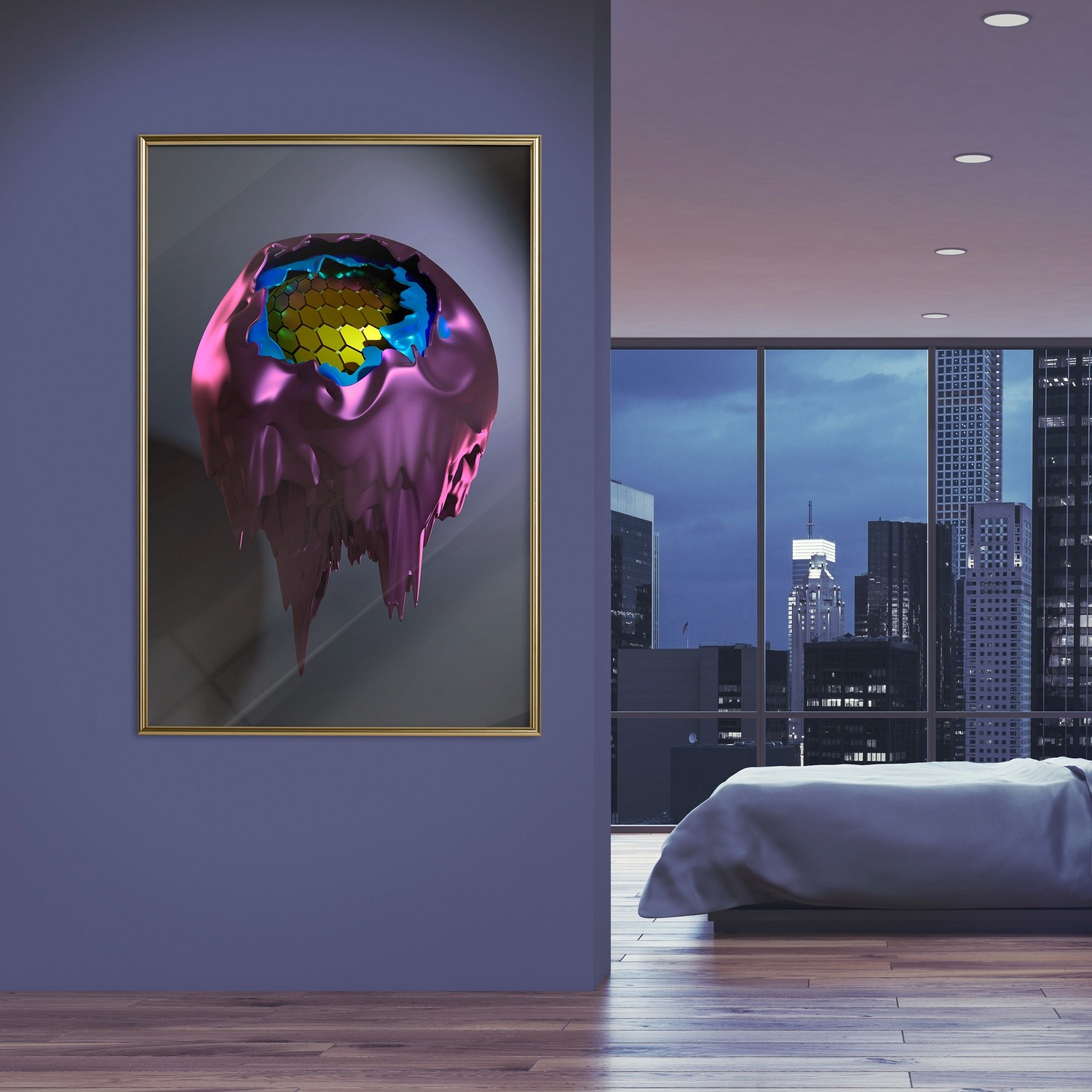 Poster Artgeist Affisch Abstract Layers