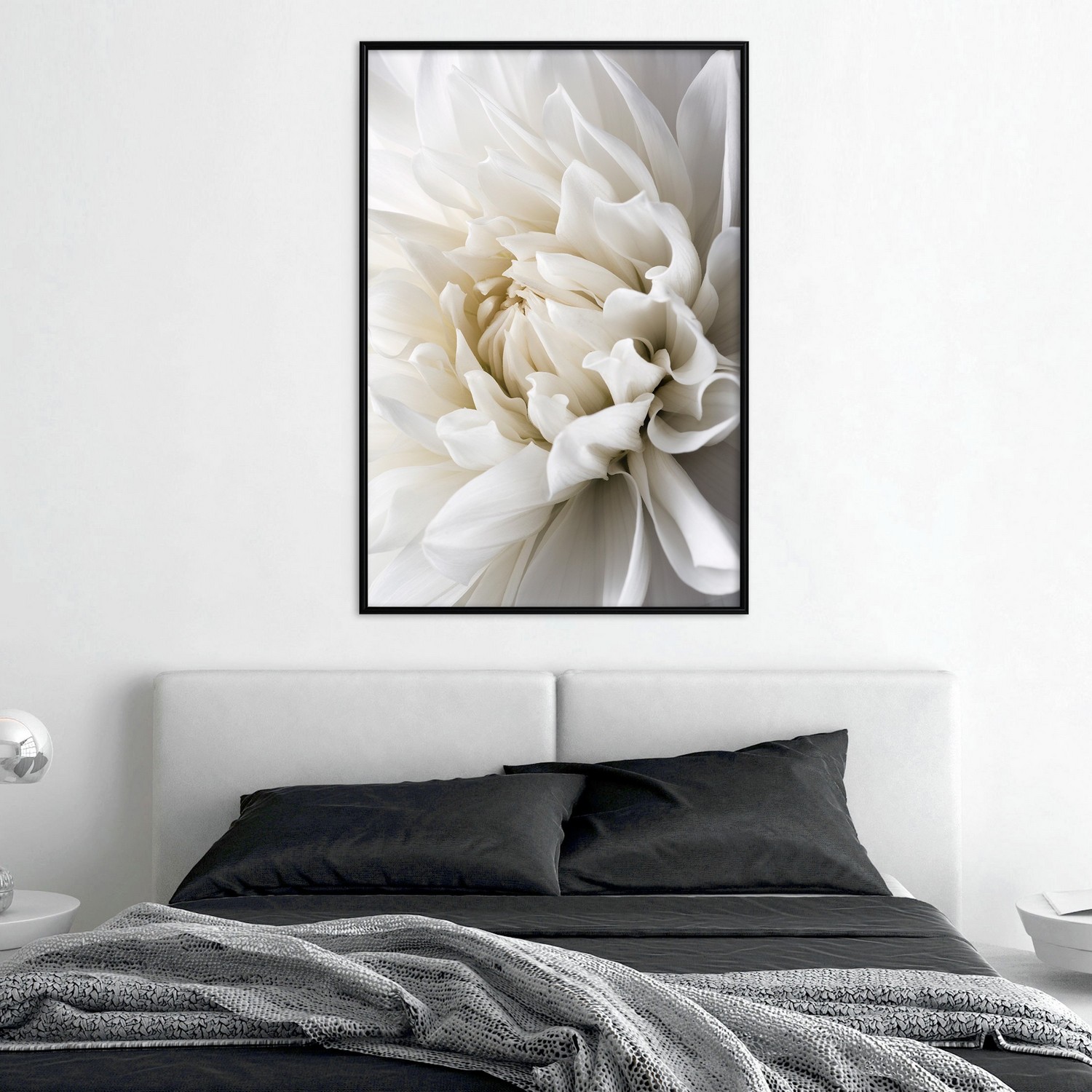 Poster Artgeist Affisch White Dahlia