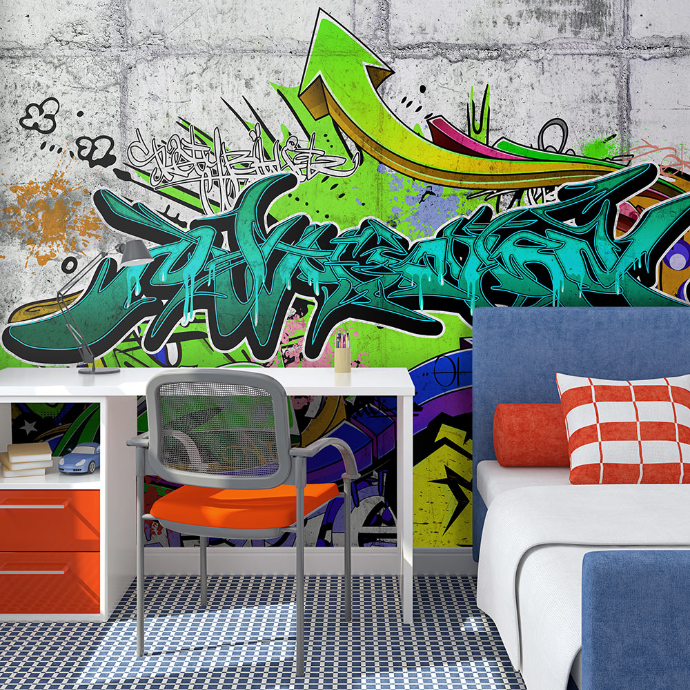 Fototapet Arkiio Självhäftande Colours Of A City