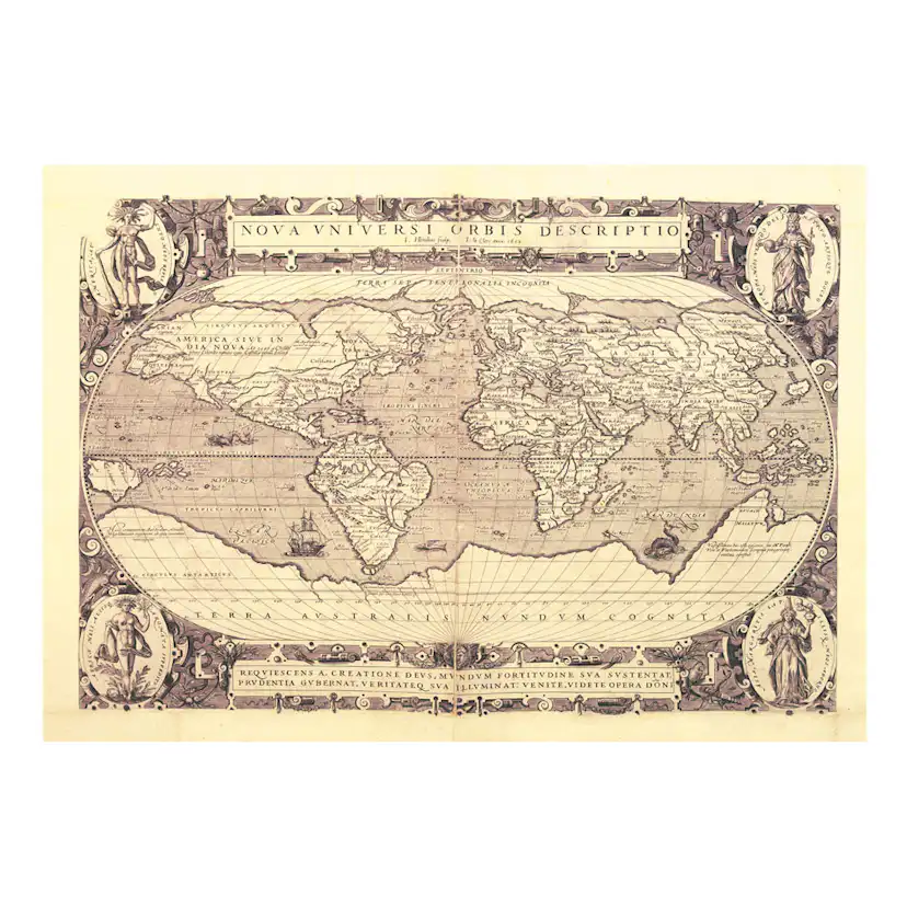 Fototapet Arkiio Nova Universi Orbis Descriptio