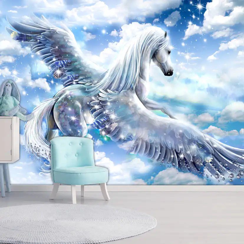 Fototapet Arkiio Självhäftande Pegasus Blue