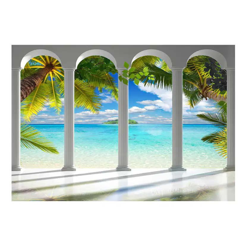 Fototapet Arkiio Sea Behind Columns