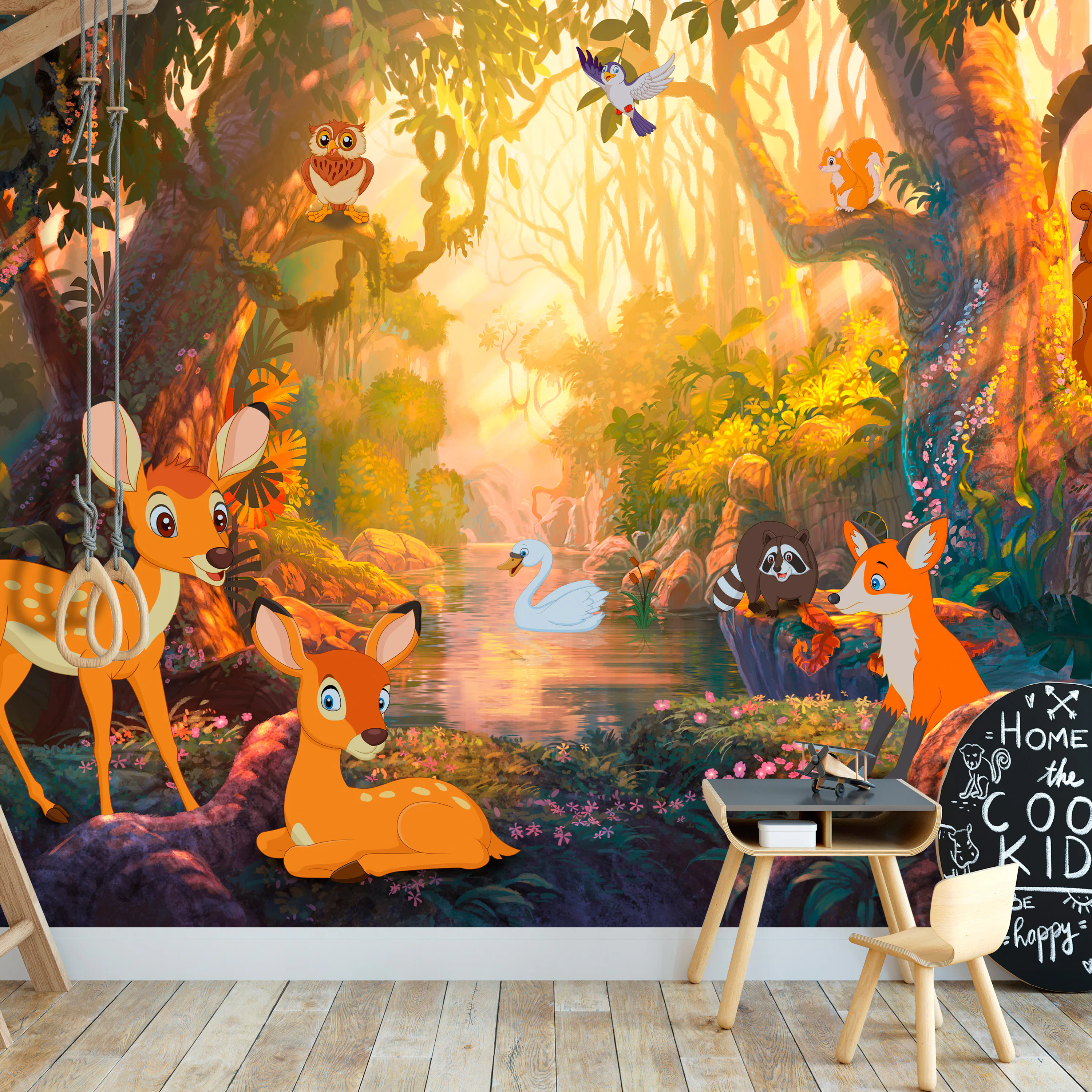 Fototapet Arkiio Animals In The Forest