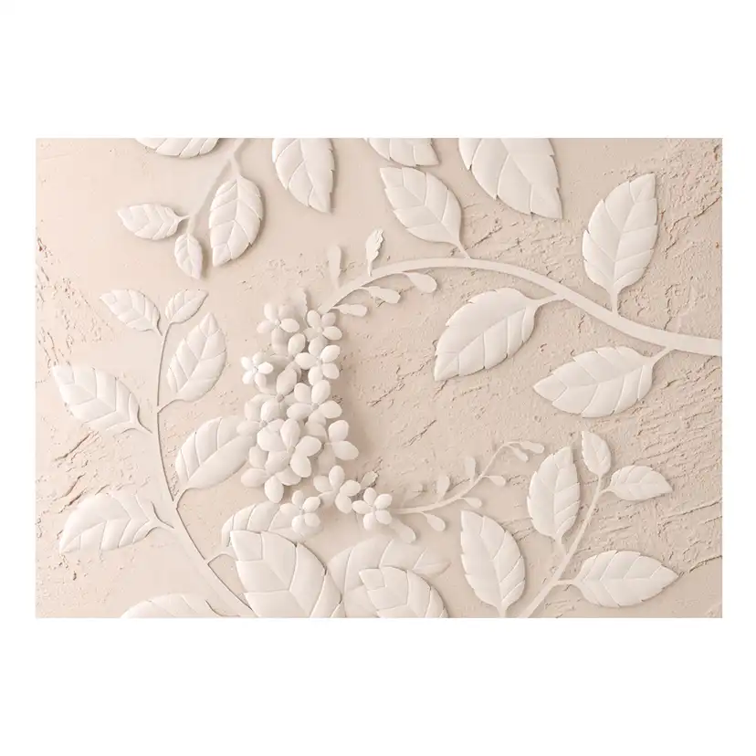Fototapet Arkiio Paper Flowers Beige
