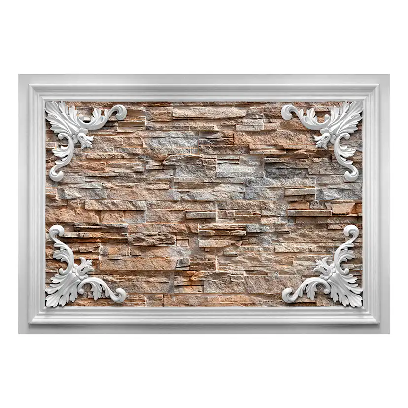 Fototapet Arkiio Brick In The Frame Brown