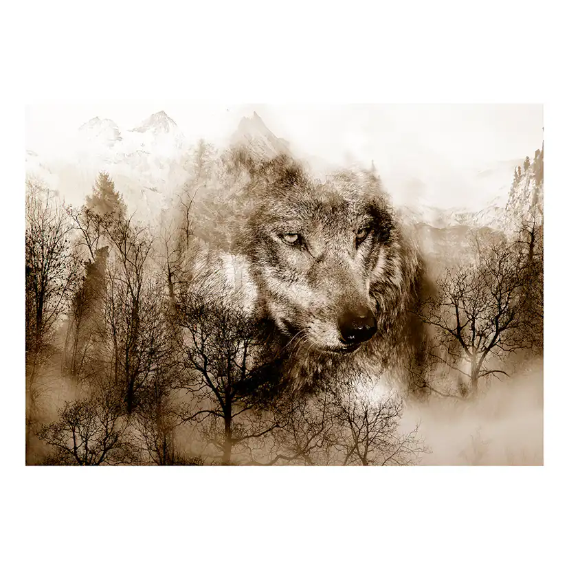 Fototapet Arkiio Mountain Predator Brown