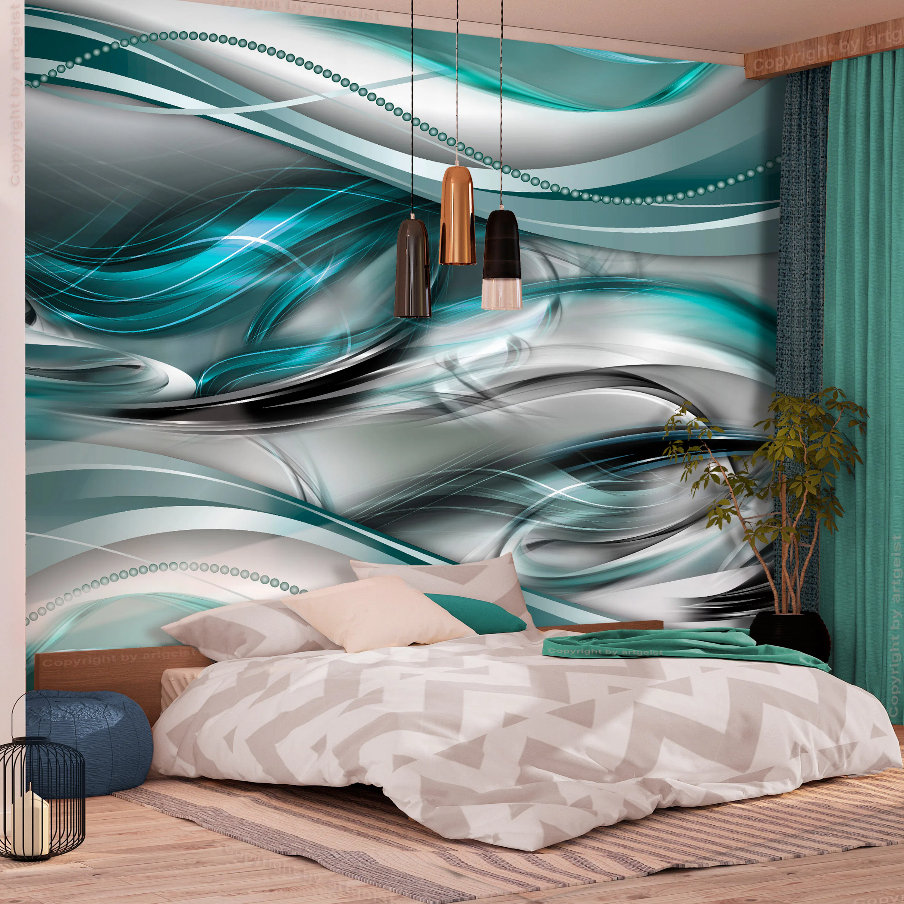 Fototapet Arkiio Tunnels Green