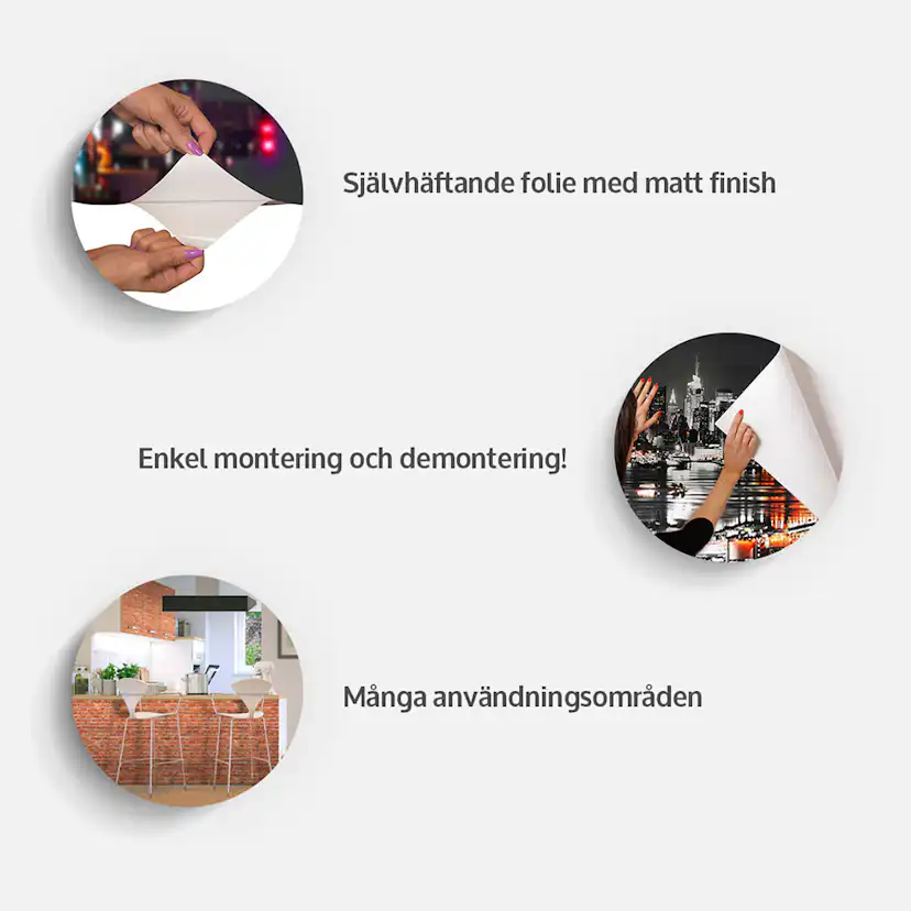 Fototapet Arkiio Symbols in Green Självhäftande