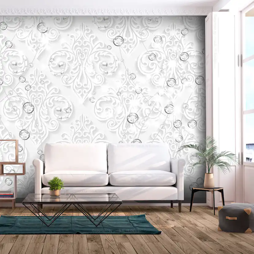 Fototapet Arkiio Självhäftande Ornaments With Diamonds